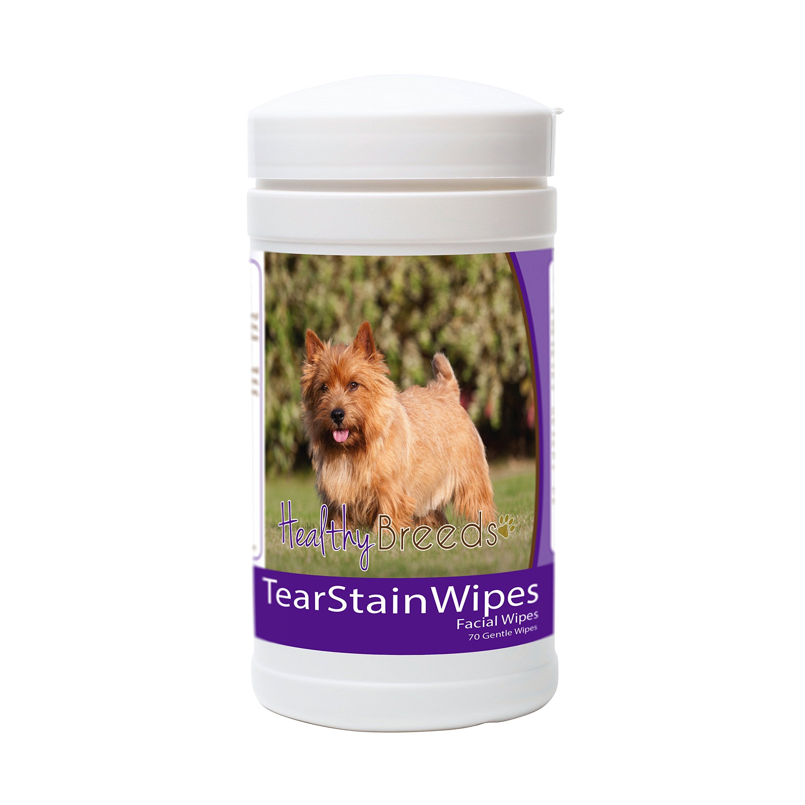 Healthy Breeds Norwich Terrier Tear Stain Wipes 70 Count