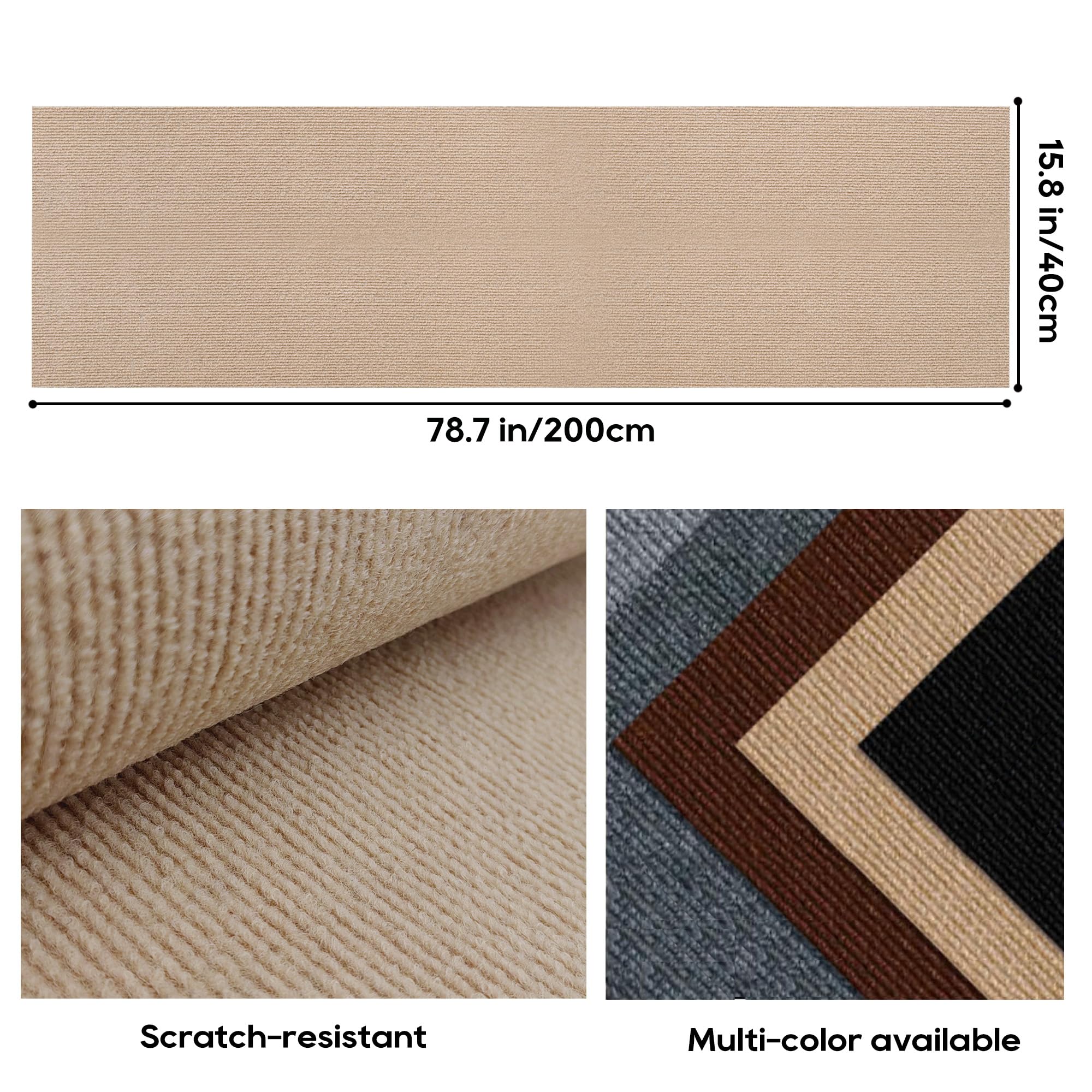 Anti Cat Scratch Furniture Protector,78.7 * 15.8In Cat Wall Scratcher, Adhesive Sofa Couch Corner Protectors For Cats, Diy Climb