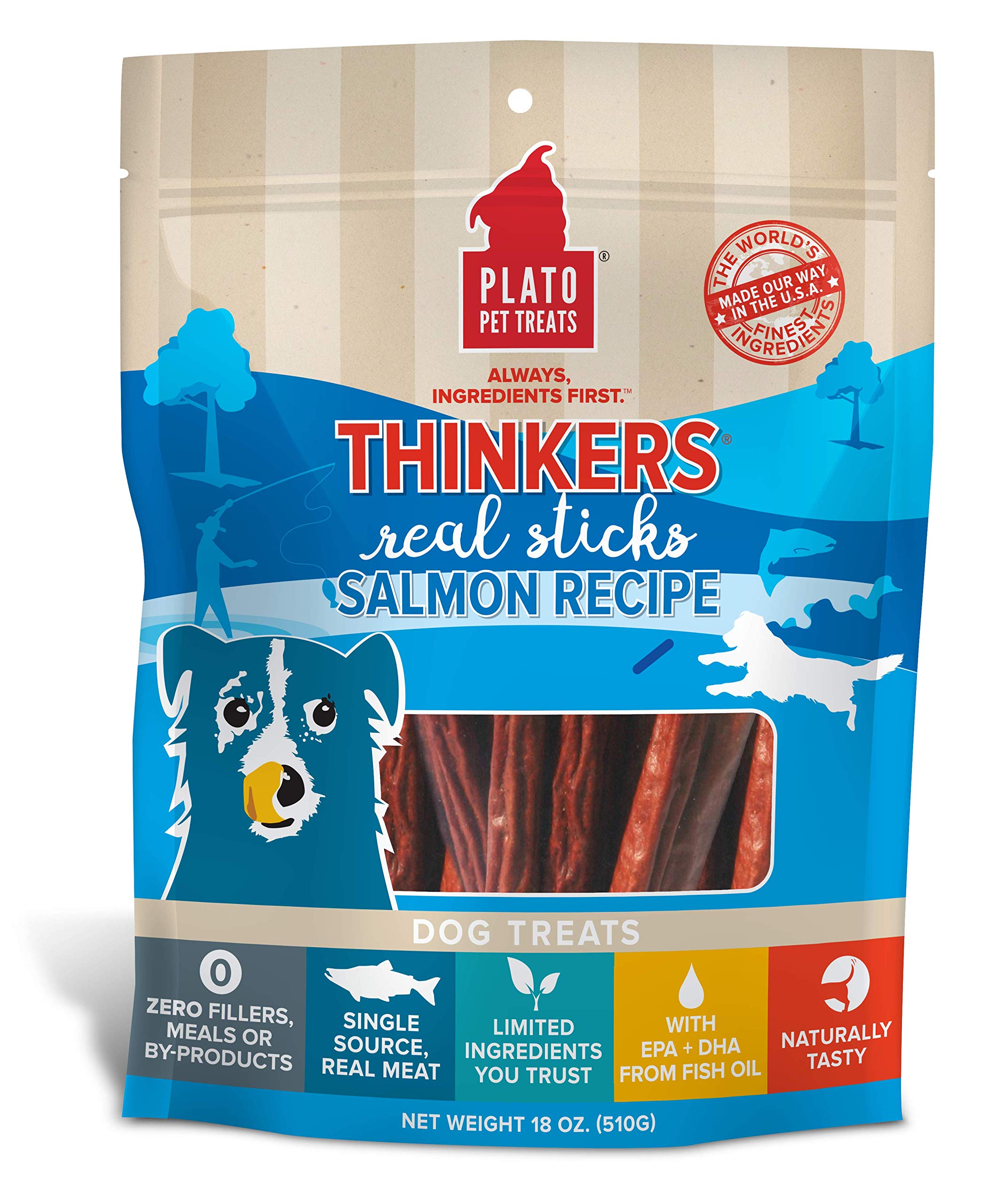 Plato Thinkers Salmon 18oz