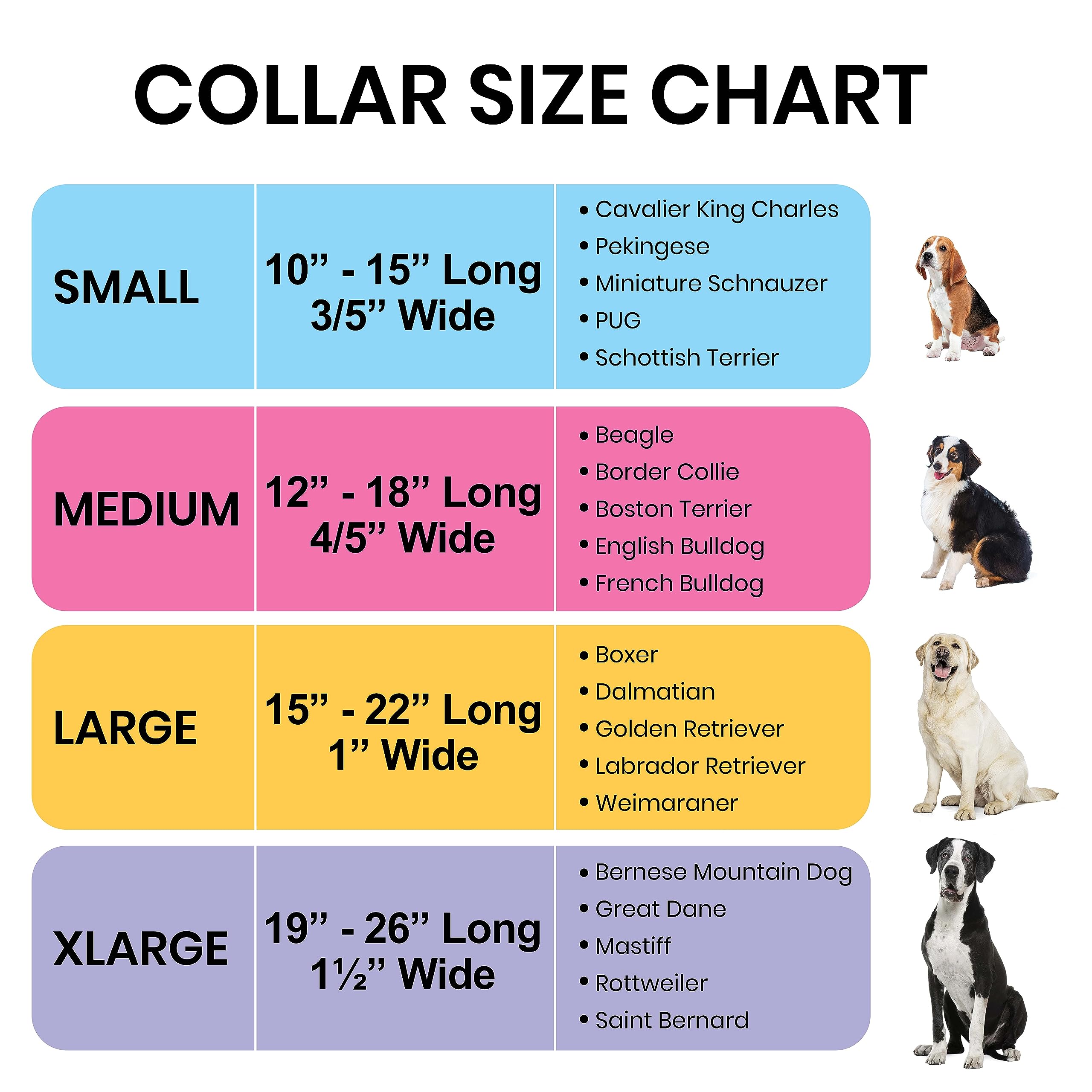 Dog Collar For Small Medium & Large Dogs - Heavy Duty Cotton, Long-Lasting, Adjustable And Durable Quick Release Collars Holiday