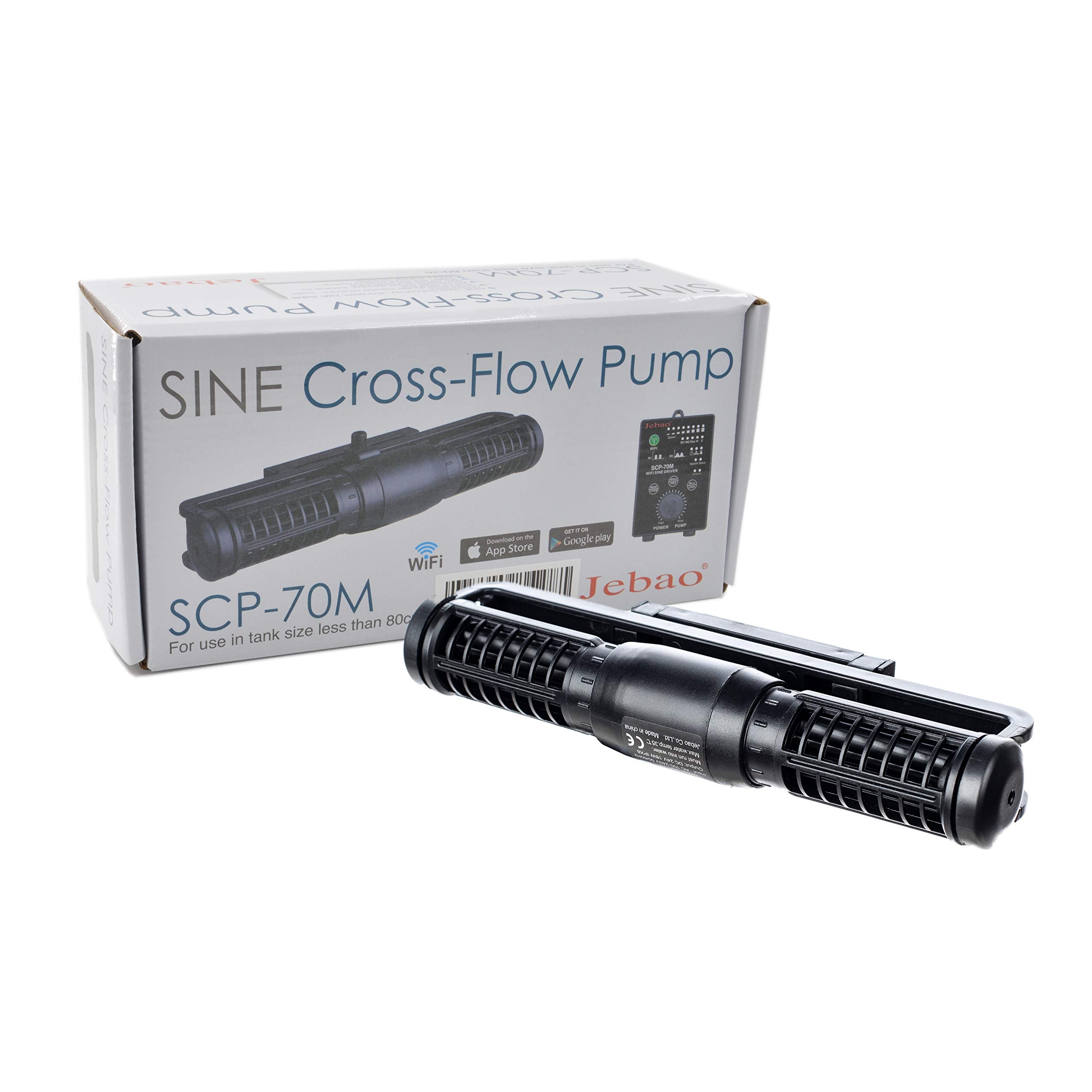 Jebao Scp Wifi Sine Cross Flow Pump Wave Maker With Controller (Scp-70M)