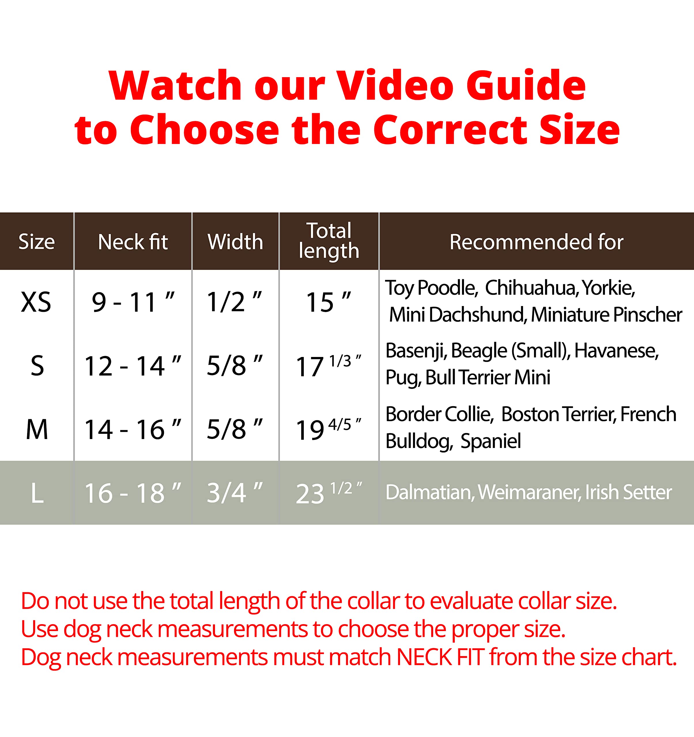 Bronzedog Rolled Leather Dog Collar For Small Medium Large Dogs With Qr Id Tag (L: 16-18 Inch, Chocolate Brown)