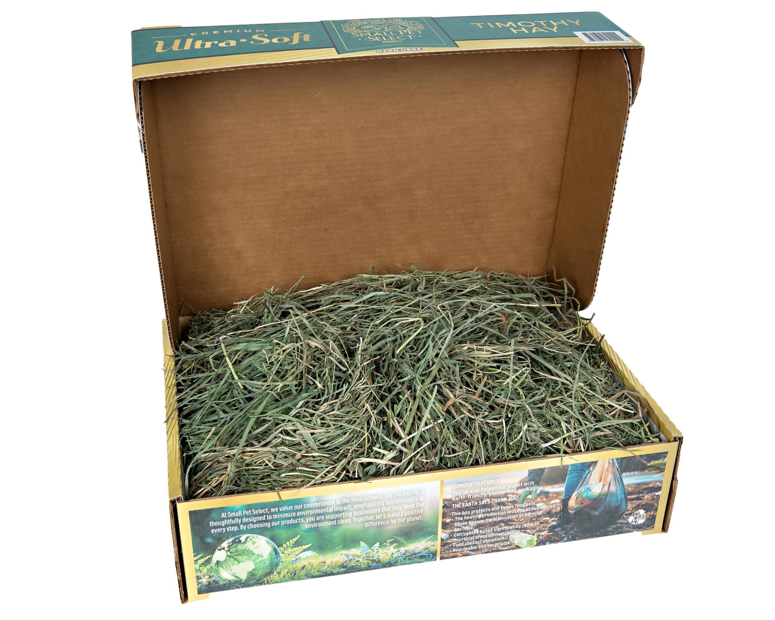 Small Pet Select - Premium Ultra Soft Timothy Hay, Rabbits, Guinea Pigs, Chinchillas, 2lb