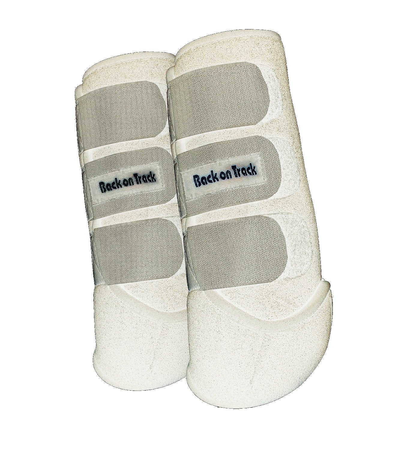 Back On Track Therapeutic Horse Exercise Boots For Hind Legs, White, Medium