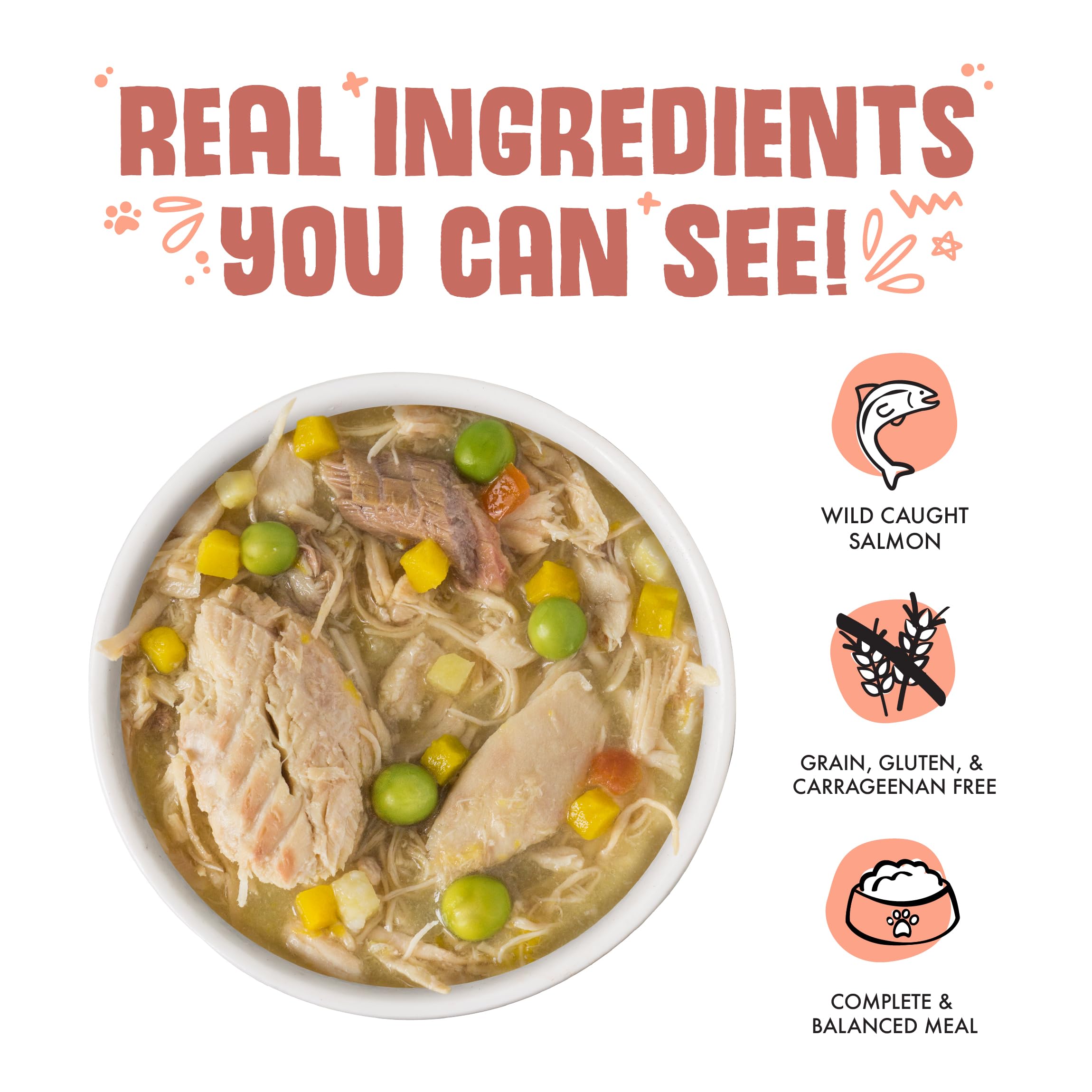 Weruva Classic Dog Food, Jammin Salmon with Chicken & Salmon in Gravy, 5.5oz Can (Pack of 24)