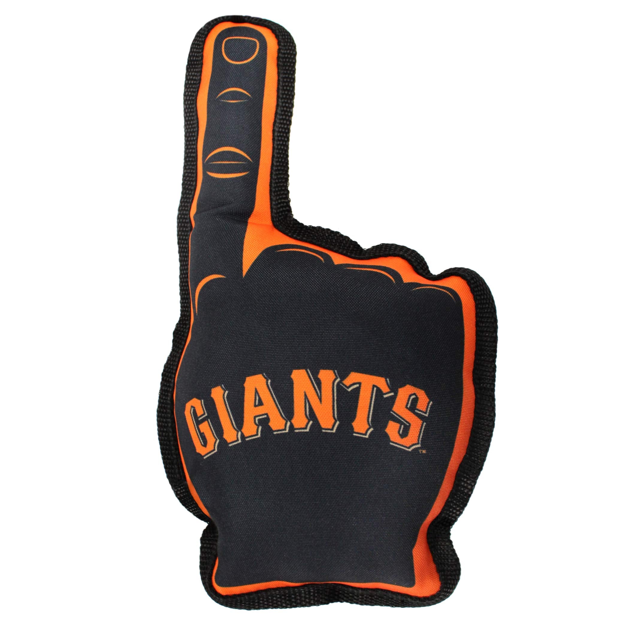 Pets First MLB San Francisco Giants Best Sports Dog Toy, Black, 14 x 5