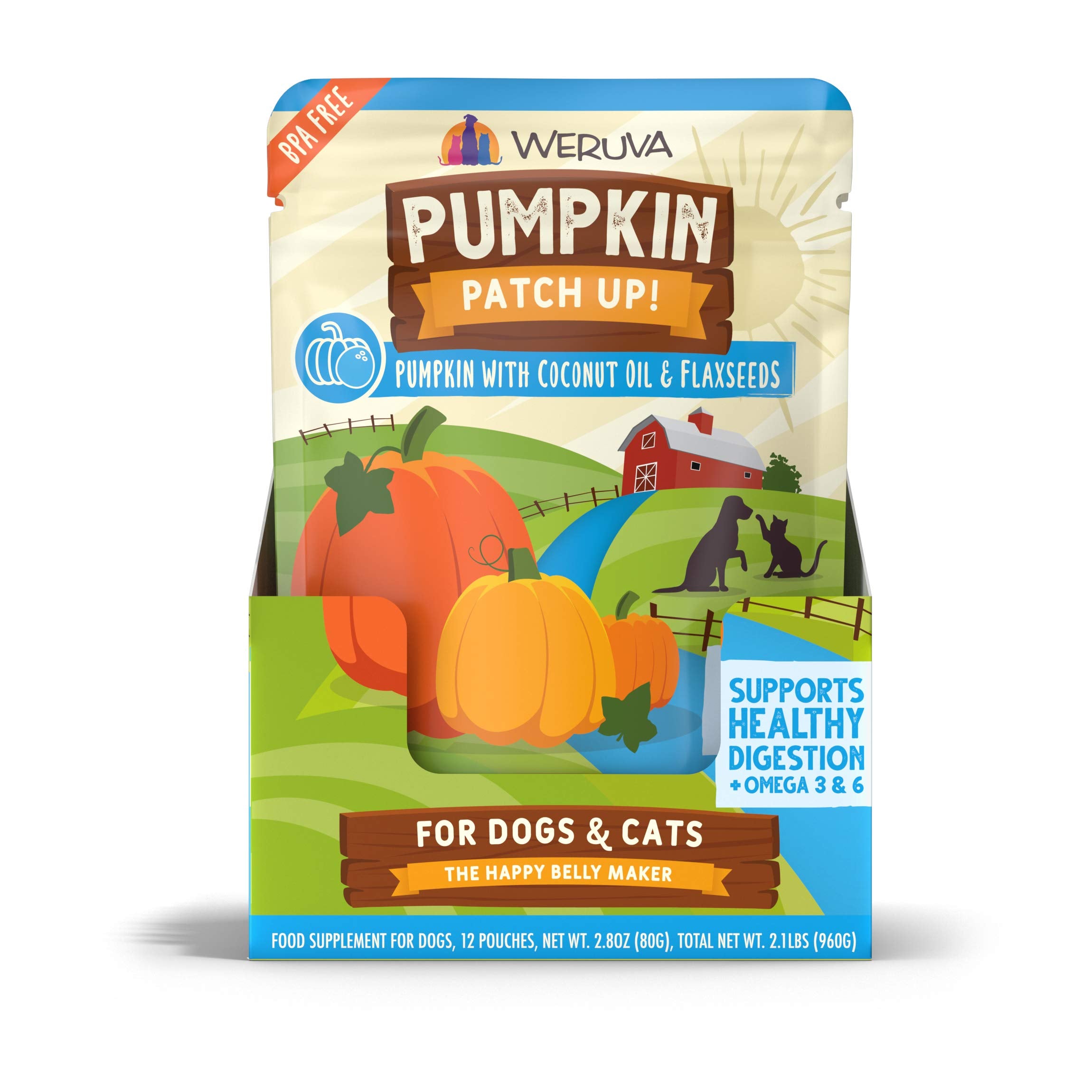 Weruva Pumpkin Patch Up! Pumpkin Pouches for Dogs & Cats