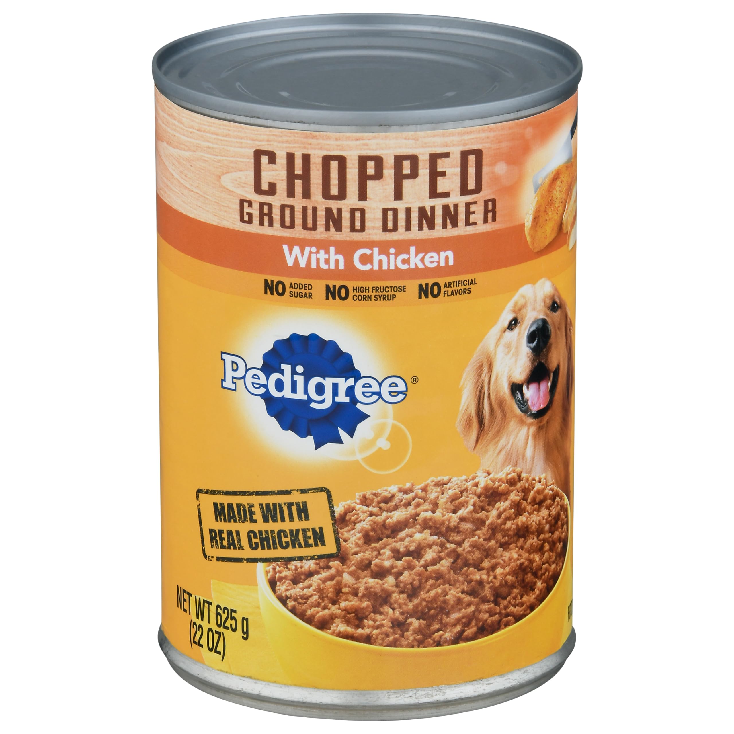 PEDIGREE Chopped Ground Dinner With Chicken Canned Dog Food 22 Ounces