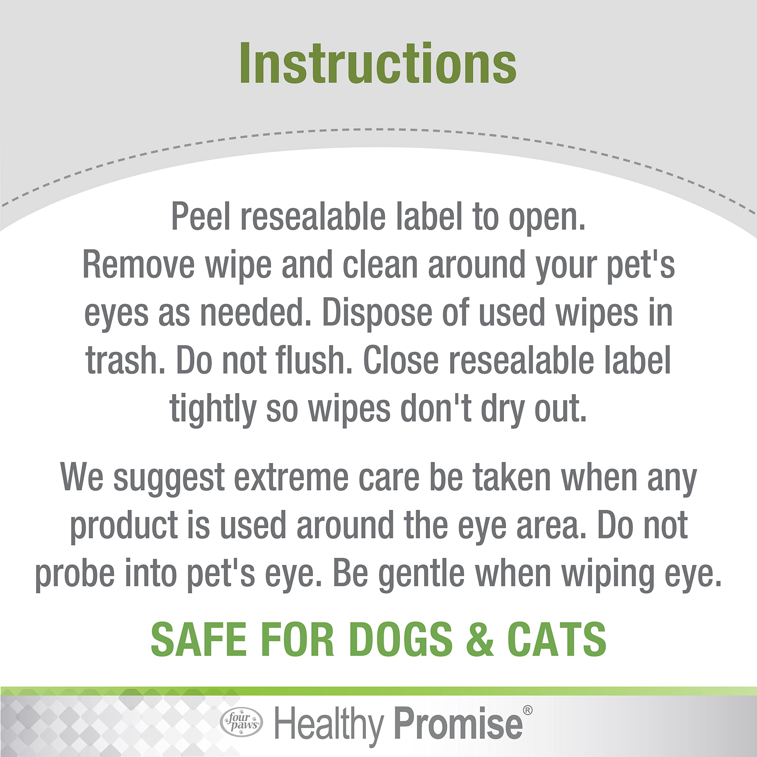 FP 30CT DOG/CAT EYE WIPES