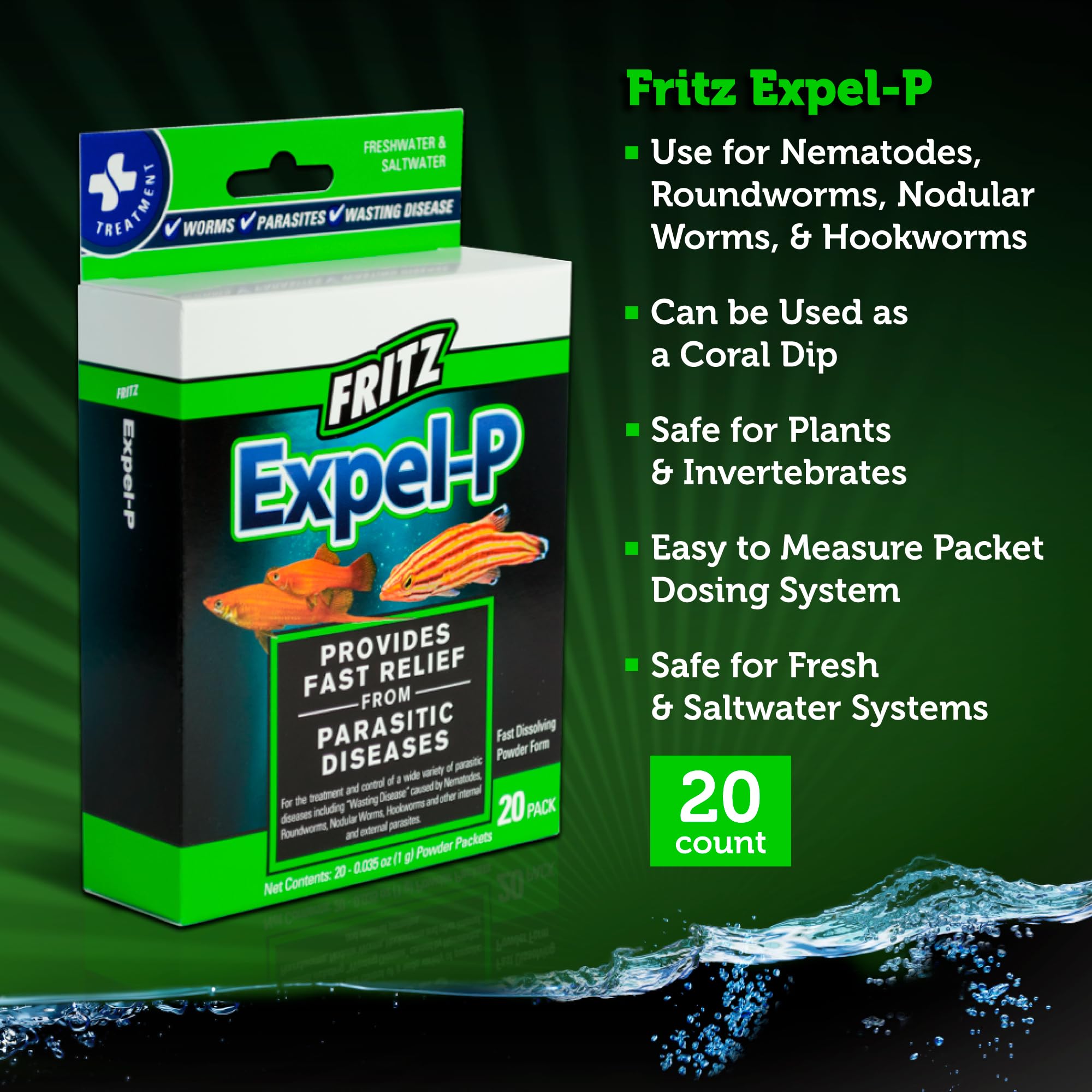 Fritz Expel-P 20 Count