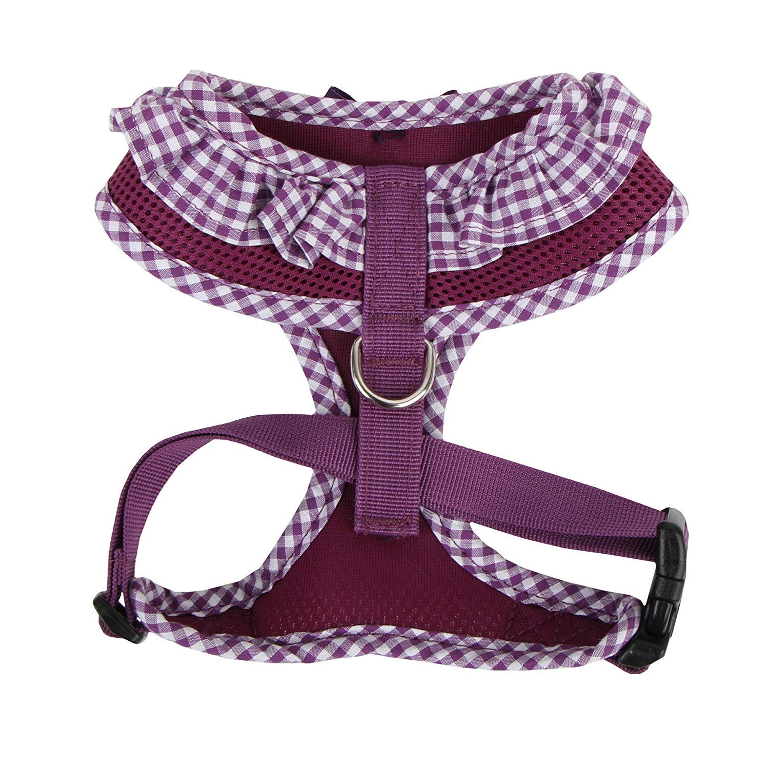 Puppia Vivien Harness - Medium, Purple, Polyester, Model PALA-AC860-PU-M
