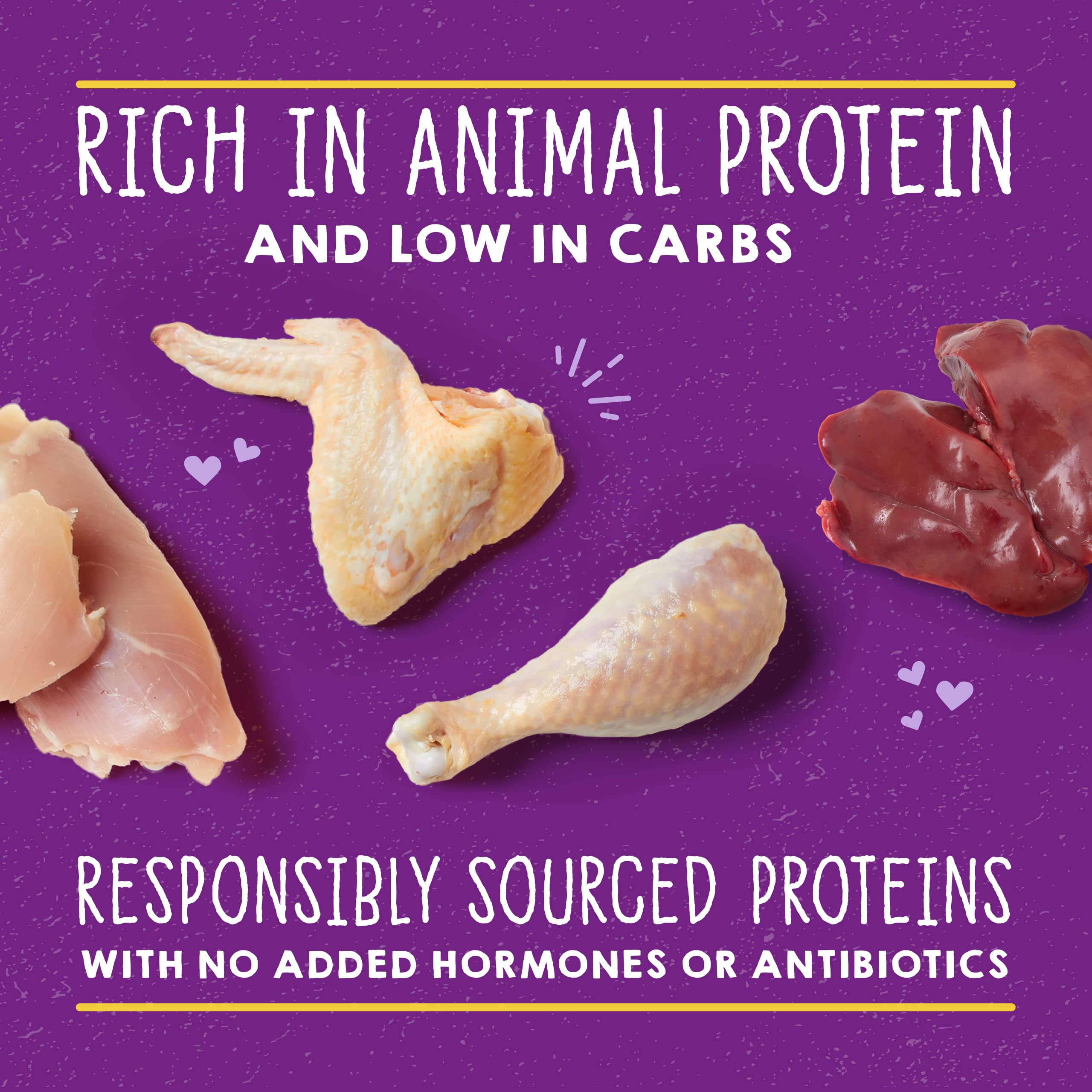 Stella & Chewys Carnivore Cravings Savory Shreds Cans - Grain Free, Protein Rich Wet Cat Food - Cage-Free Chicken & Chicken Live