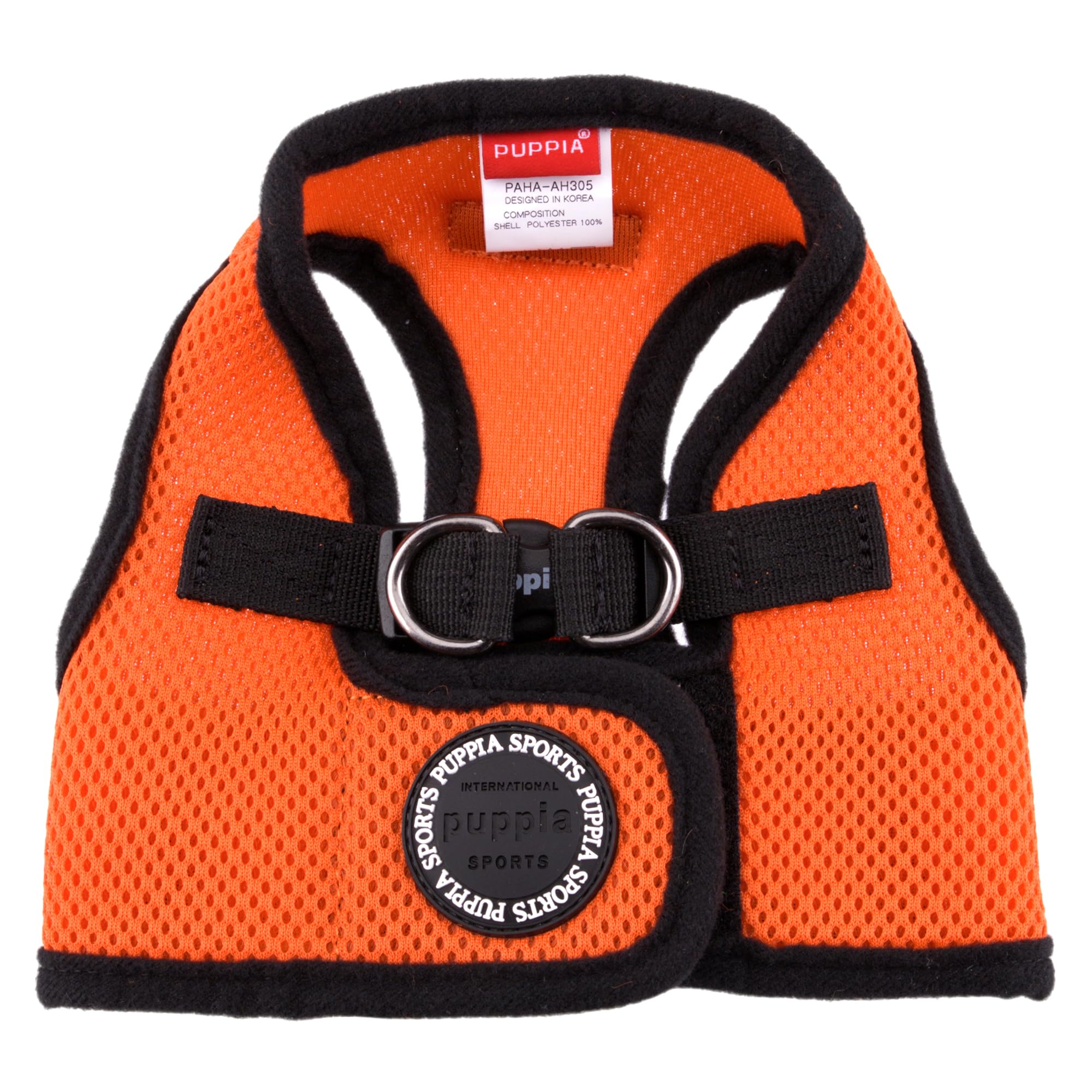 PUPPIA International Harness Soft B Vest, X-Small, Orange