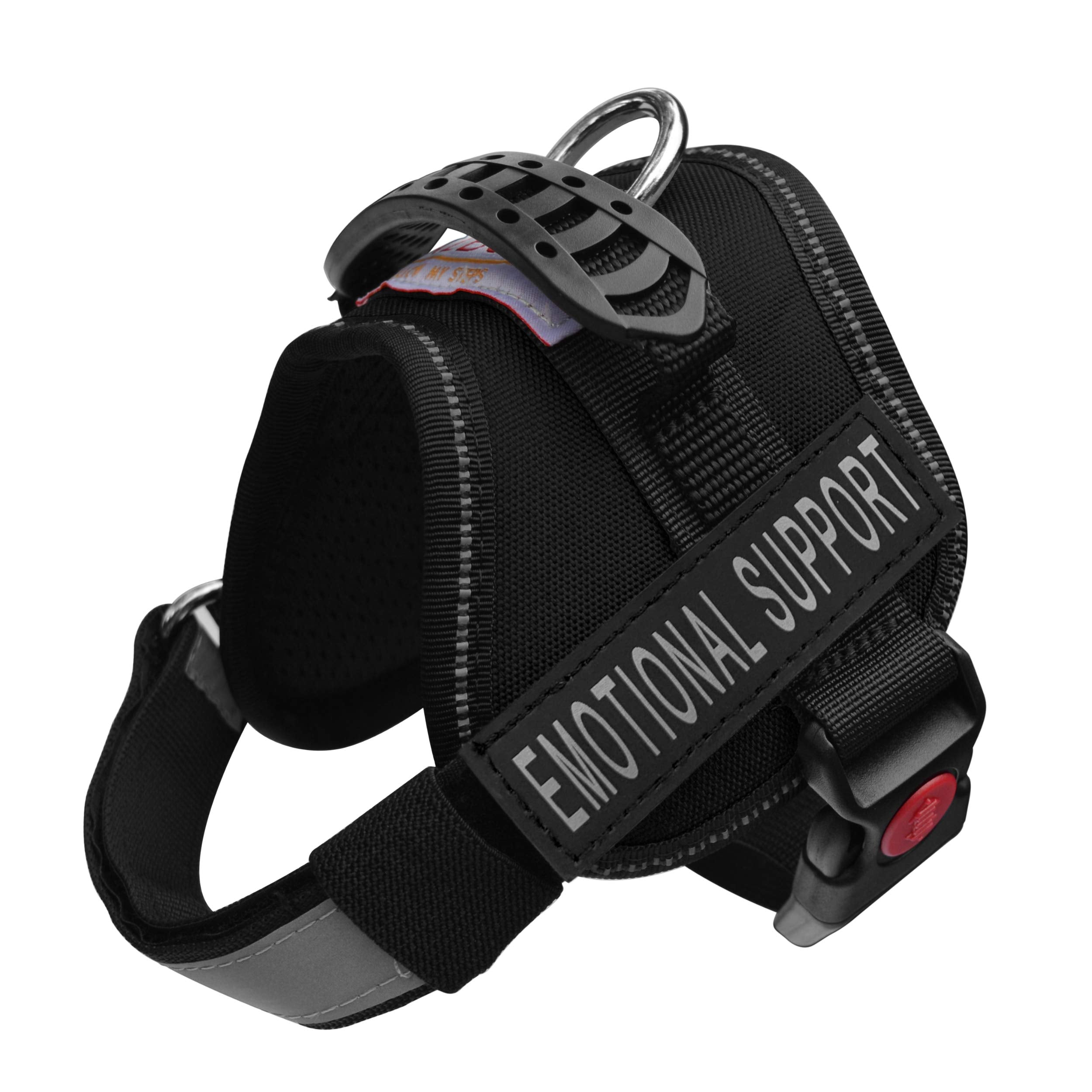 Albcorp Emotional Support Dog Vest - Reflective Harness - Woven Nylon, Comfy Mesh Padding - Sizes From Xxs To Xl - Emotional Sup