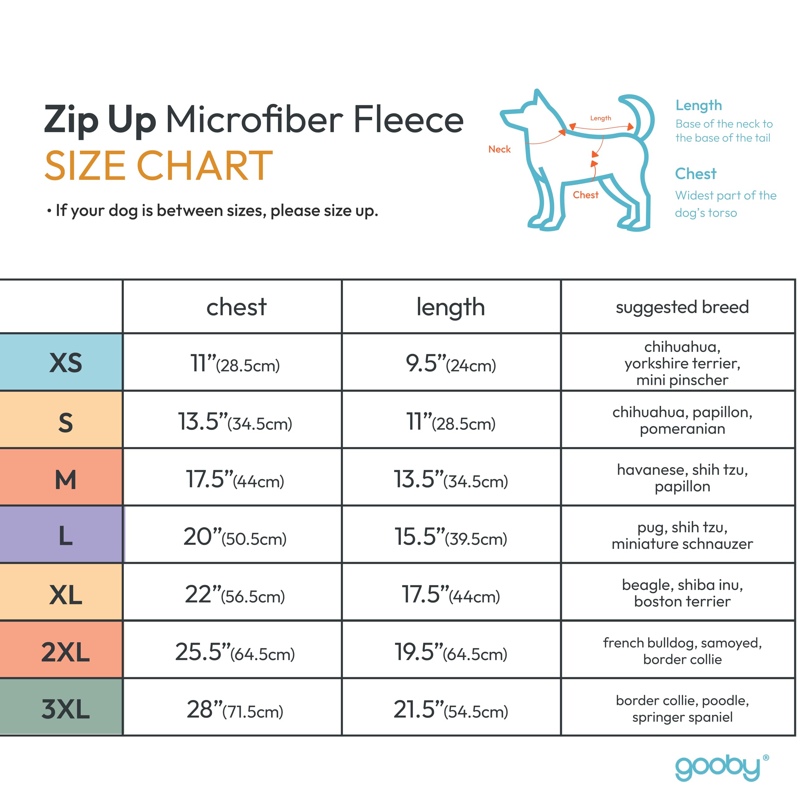 Gooby Zip Up Microfiber Fleece Dog Sweater - Purple, Medium - Warm Double Layered Soft Microfiber Fleece Step-In Jacket Without