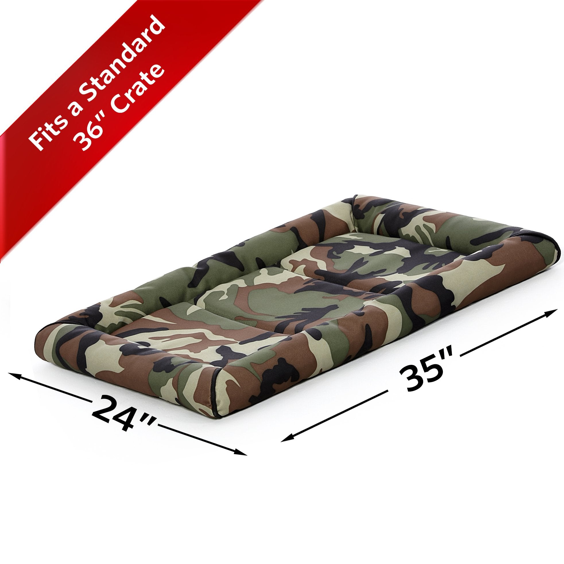 Midwest Homes For Pets Maxx Dog Bed For Metal Dog Crates, 36-Inch, Camouflage