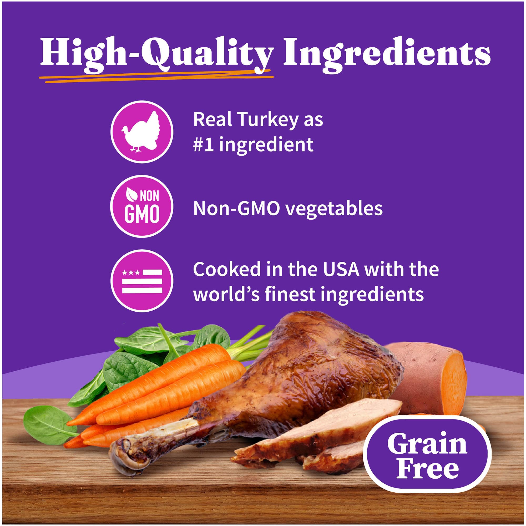 Halo Spots Pate Grain Free Turkey and Duck Food, 8.25 lb./5.5 oz.
