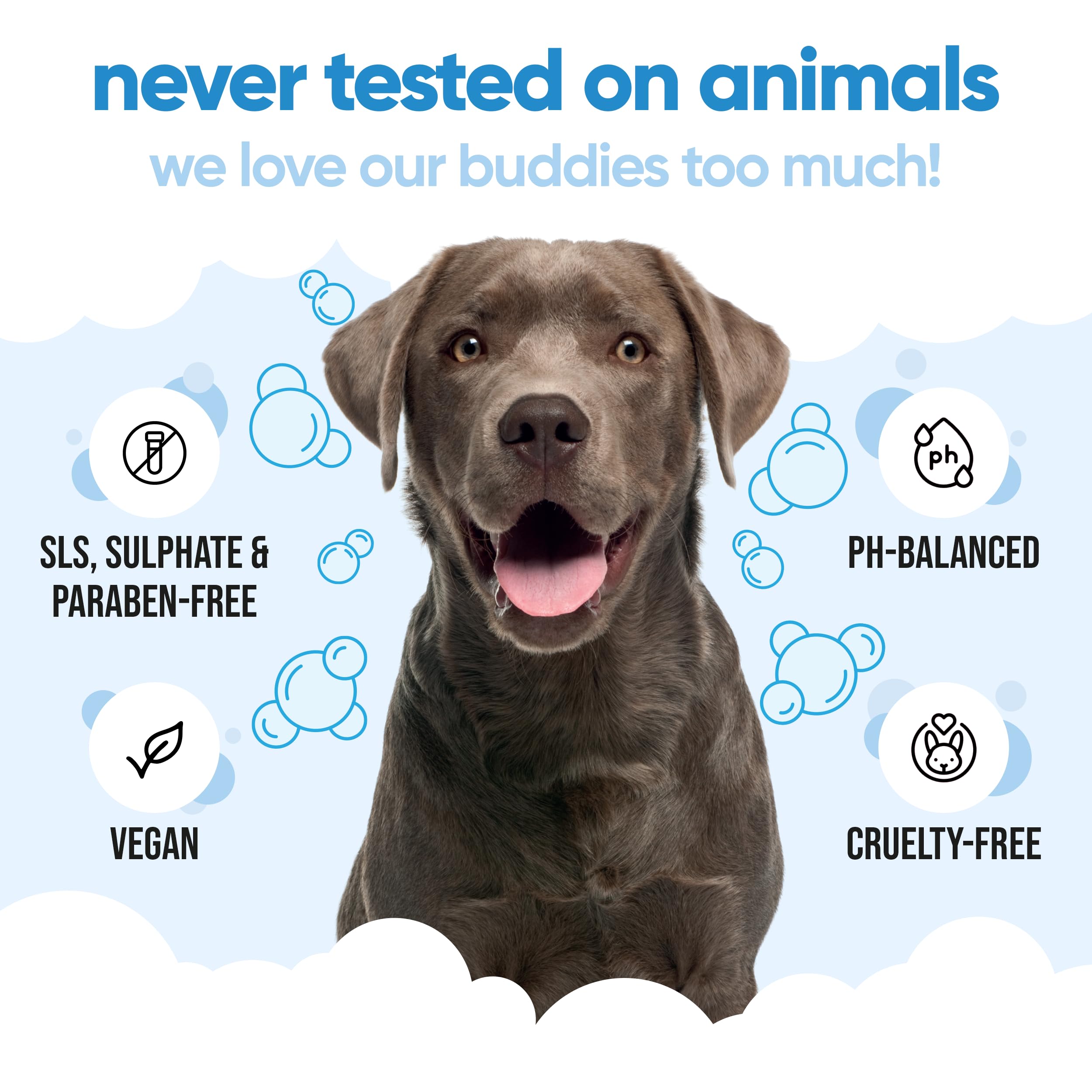 Bubblegum Dog Shampoo By Buddycare | Deep Cleansing Shampoo For Dogs | Bubblegum Scented | With Aloe Vera And Pro Vitamin B5 (16