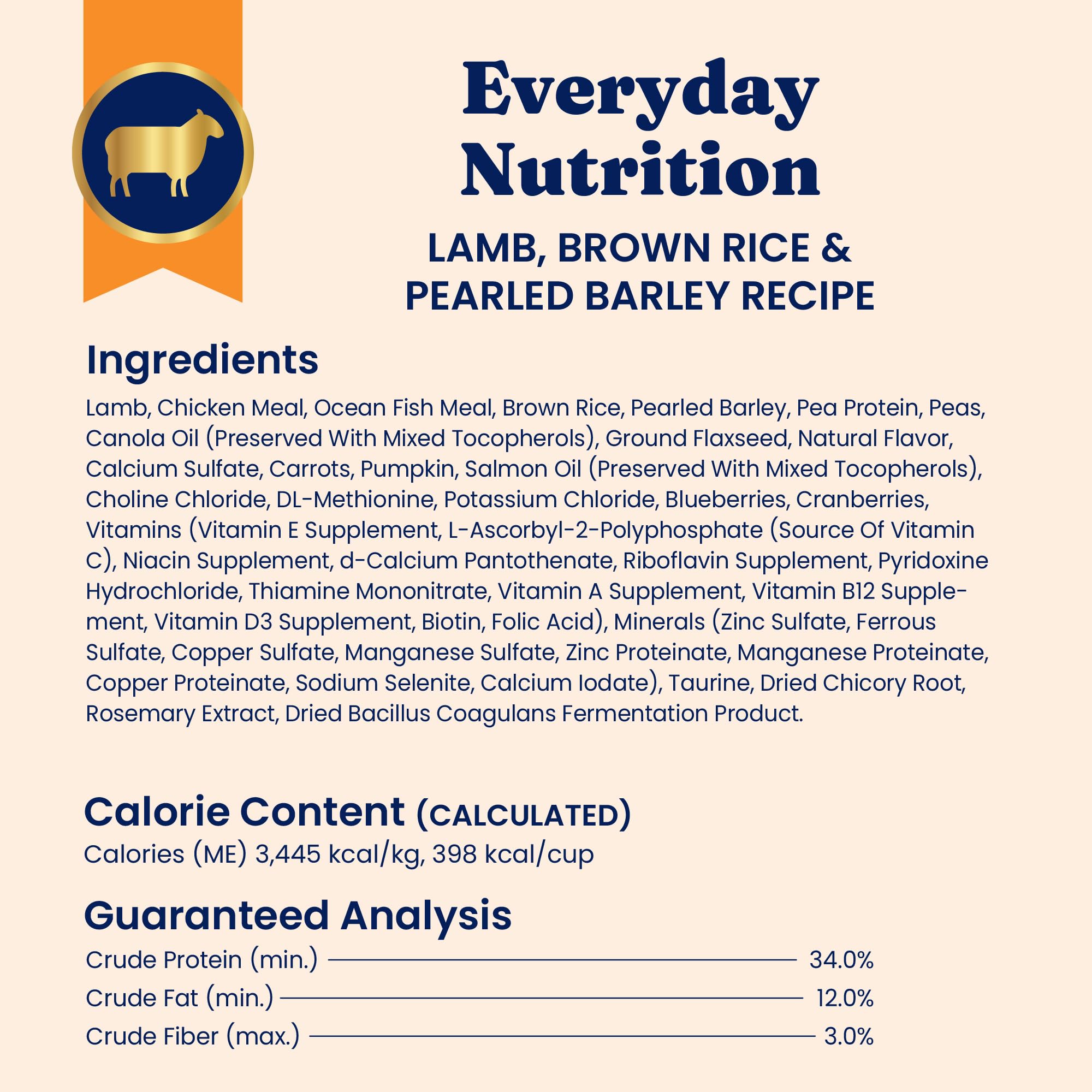 Solid Gold Dry Cat Food for Indoor Cats of All Ages - W/Lamb, Brown Rice, Barley, Probiotics & Fiber for Gut Health- Holistic &