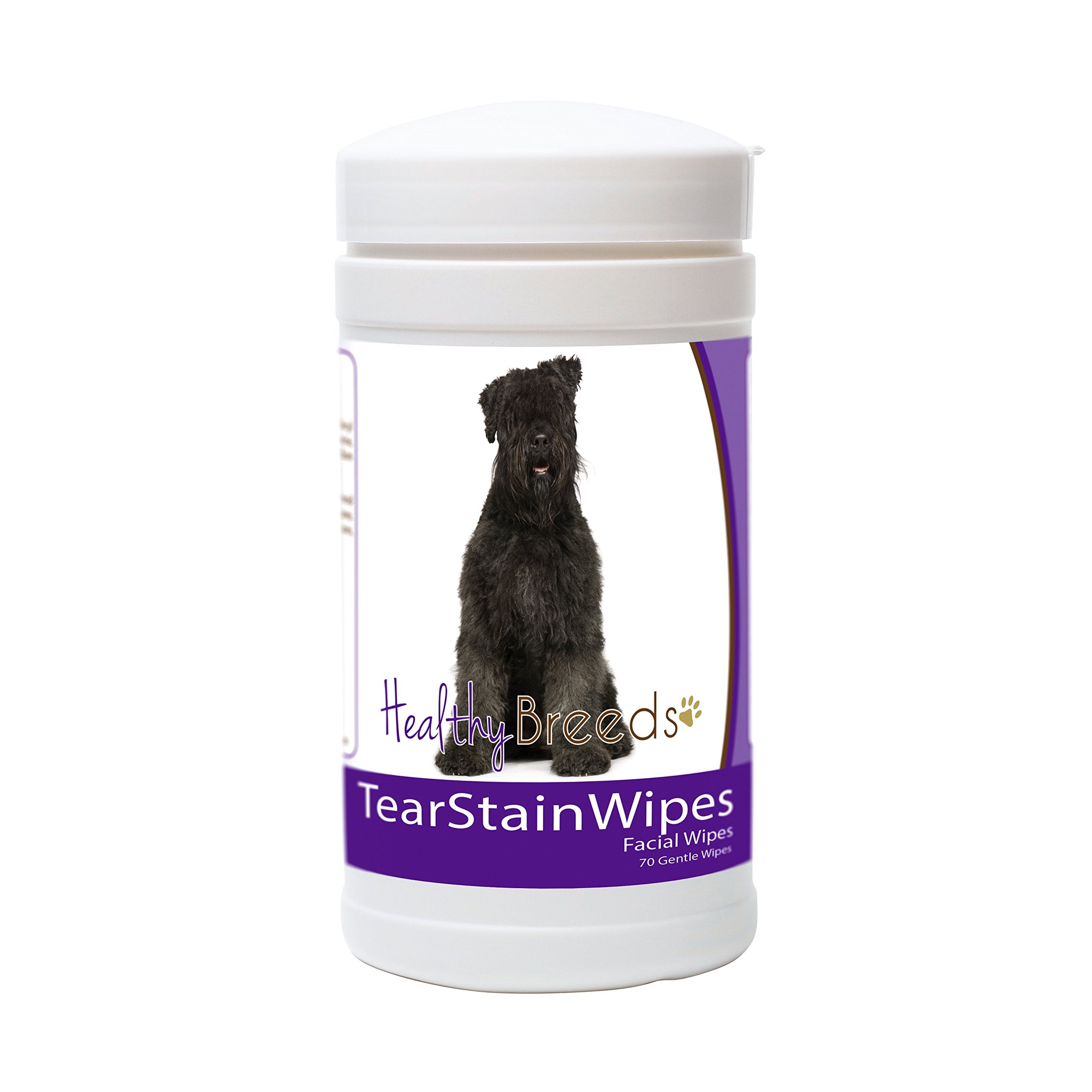 Healthy Breeds Bouvier Des Flandres Tear Stain Wipes 70 Count
