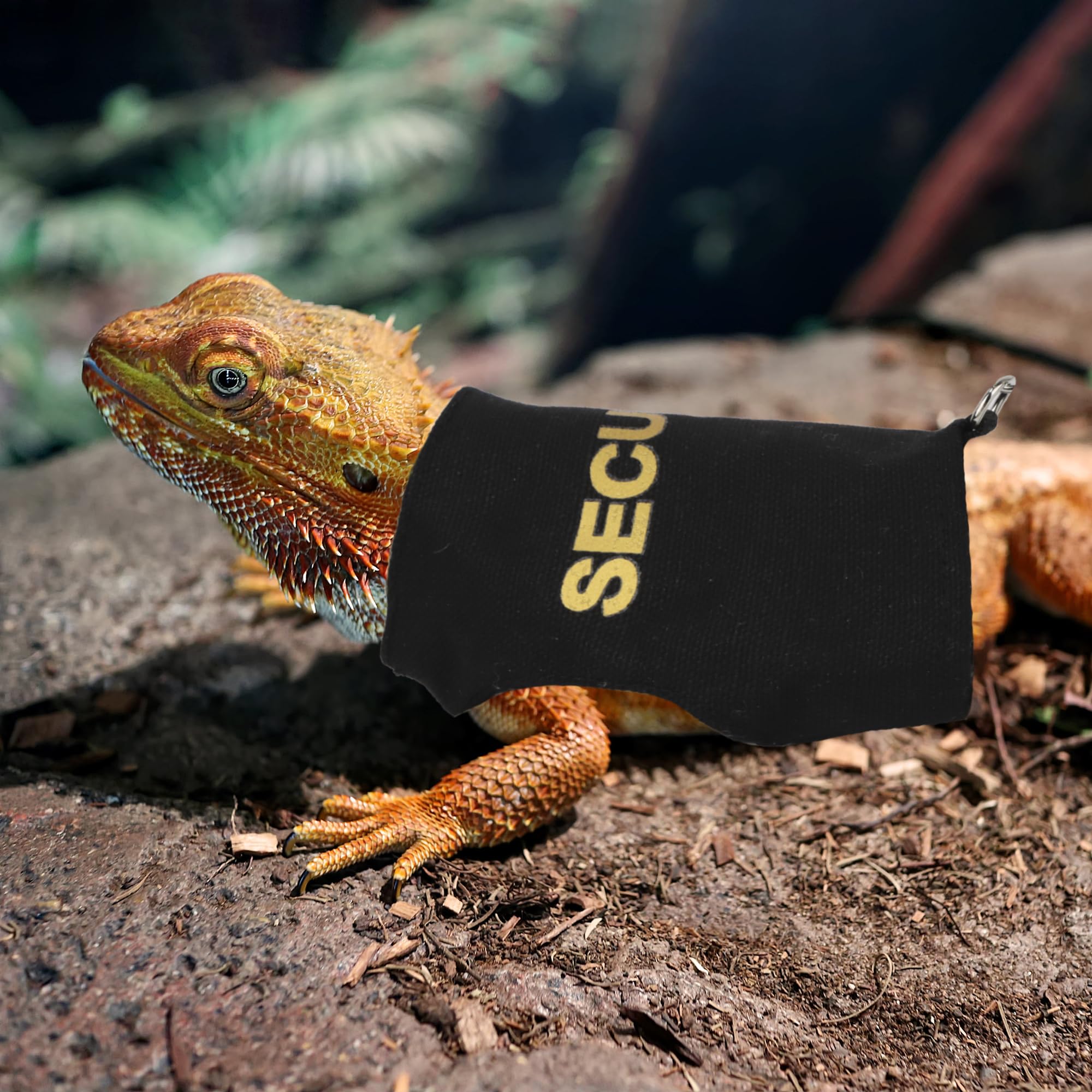 Adoggygo Bearded Dragon Harness Leash Set, Lizard Clothe Costume Adjustable Reptile Harness With 5Ft Leash For Bearded Dragon Li