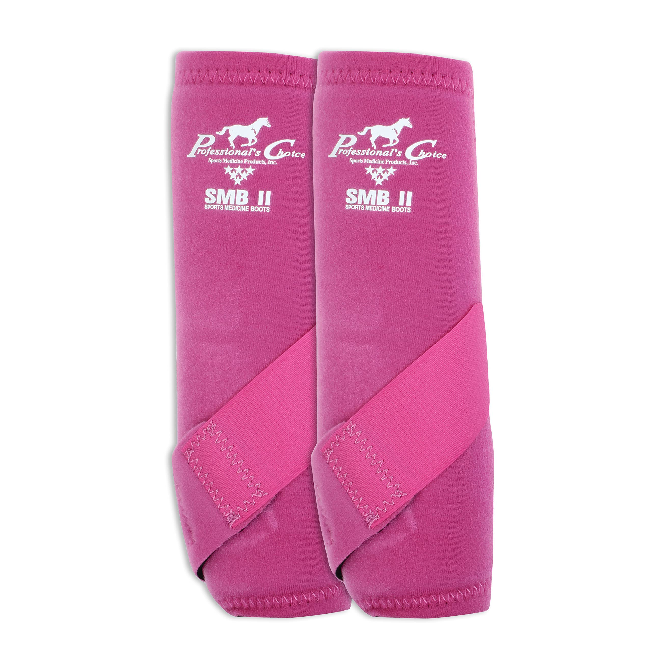 Professional'S Choice Equine Smbii Leg Boots | Sold In Pairs | Raspberry | Small