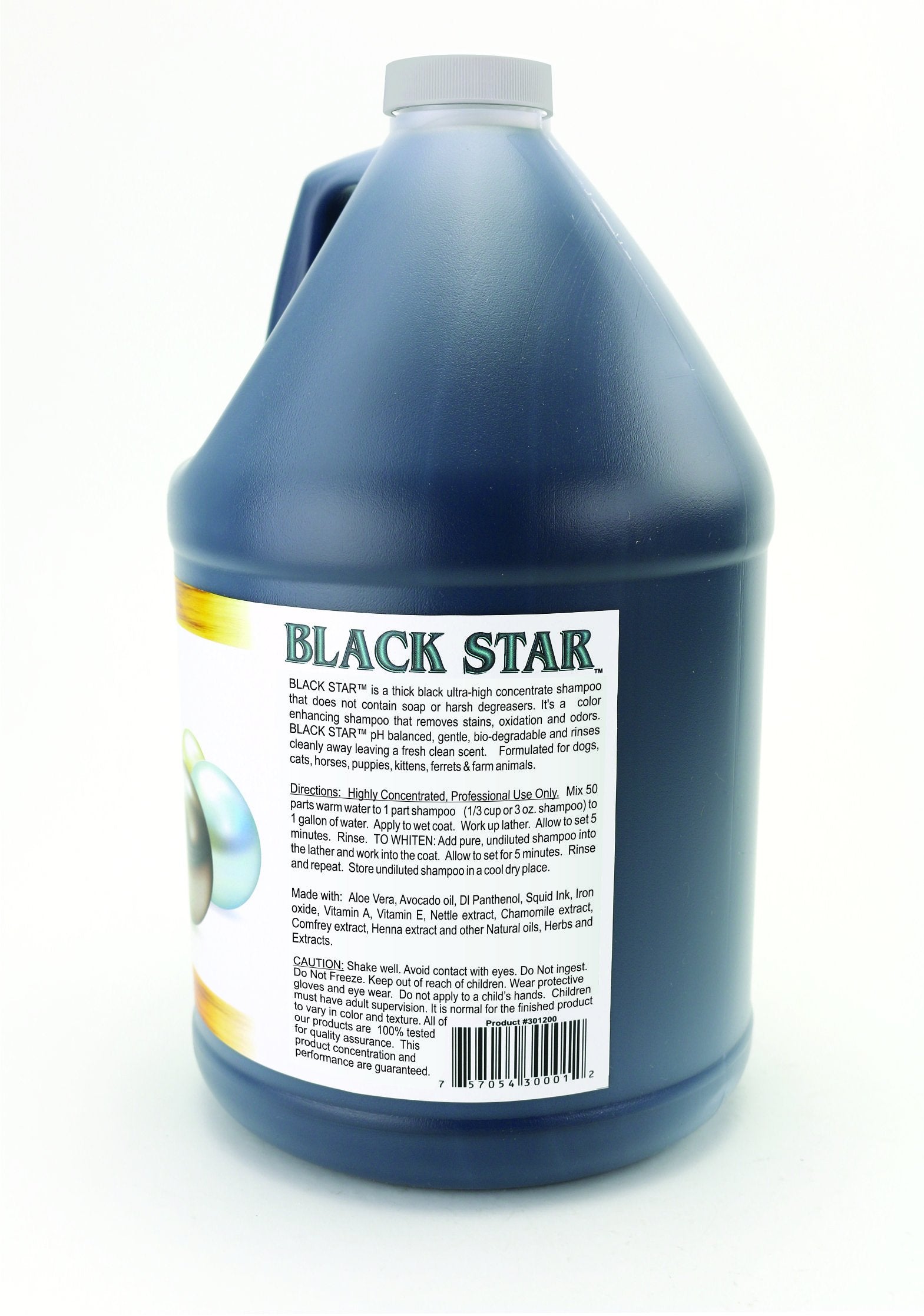 Kelco 50:1 Black Star Shampoo - Gallon Size - Professional Quality, Deep Cleansing