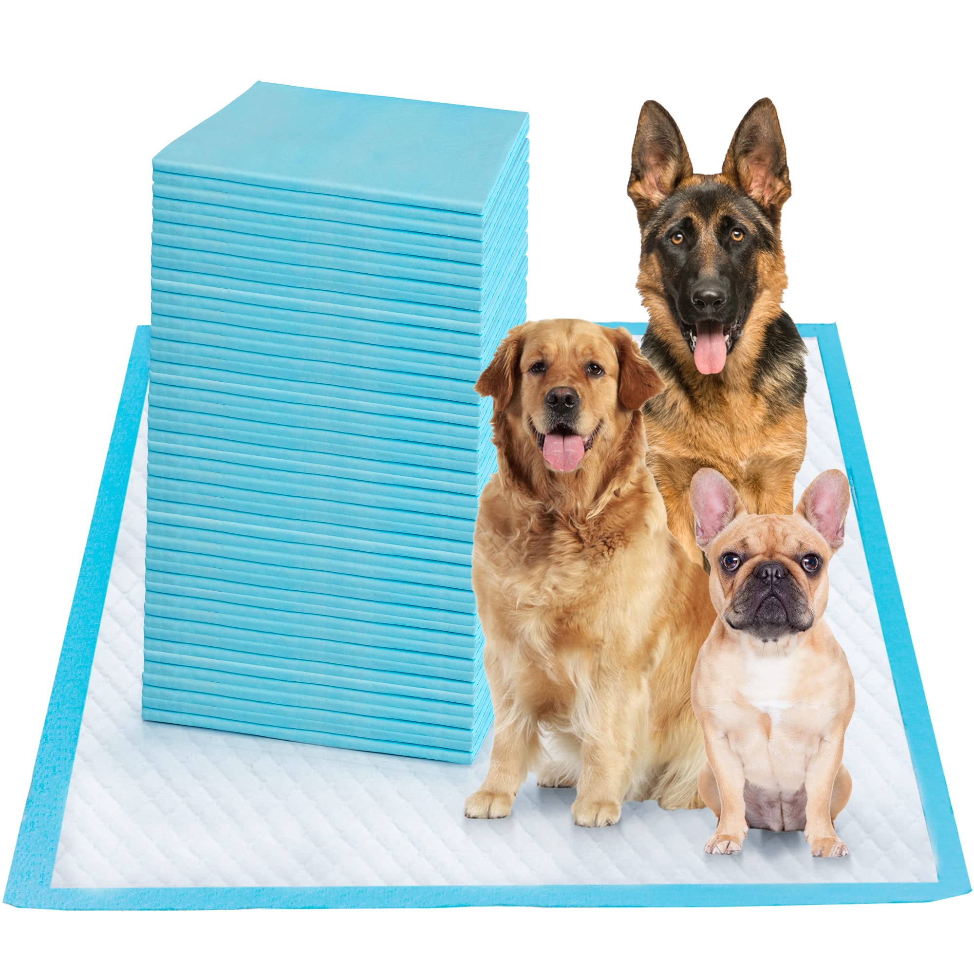 Boscute Super Absorbent & Leak-Proof Jumbo Size 36''X36'' Pet Training Dog Pee Pads, Thicken Quick Dry Disposable Puppy Pee Pads