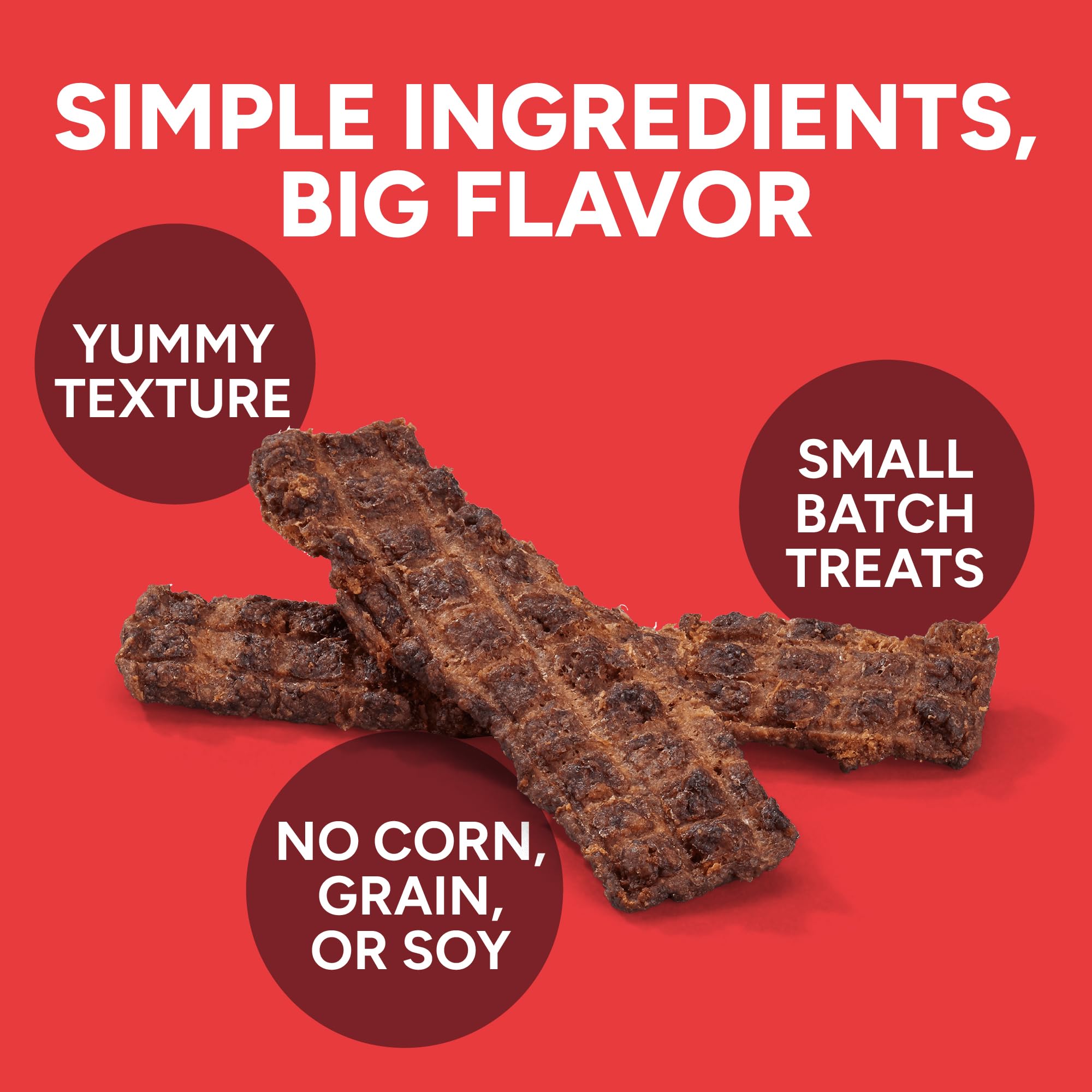 Cloud Star Wag More Bark Less Jerky Grain Free Dog Treats, Texas BBQ Beef, 10 oz. Pouch