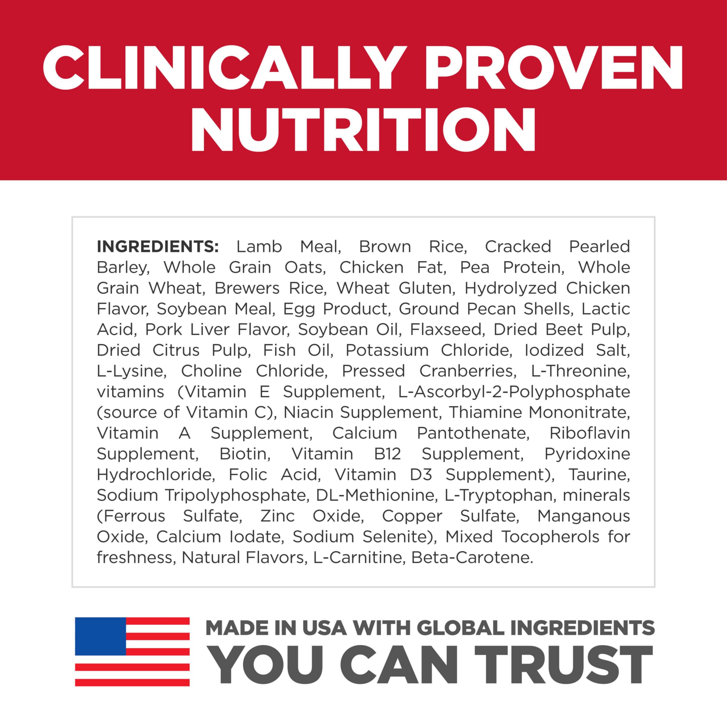 Hills Science Diet Puppy, Large Breed Puppy Premium Nutrition, Dry Dog Food, Lamb & Brown Rice, 30 lb Bag