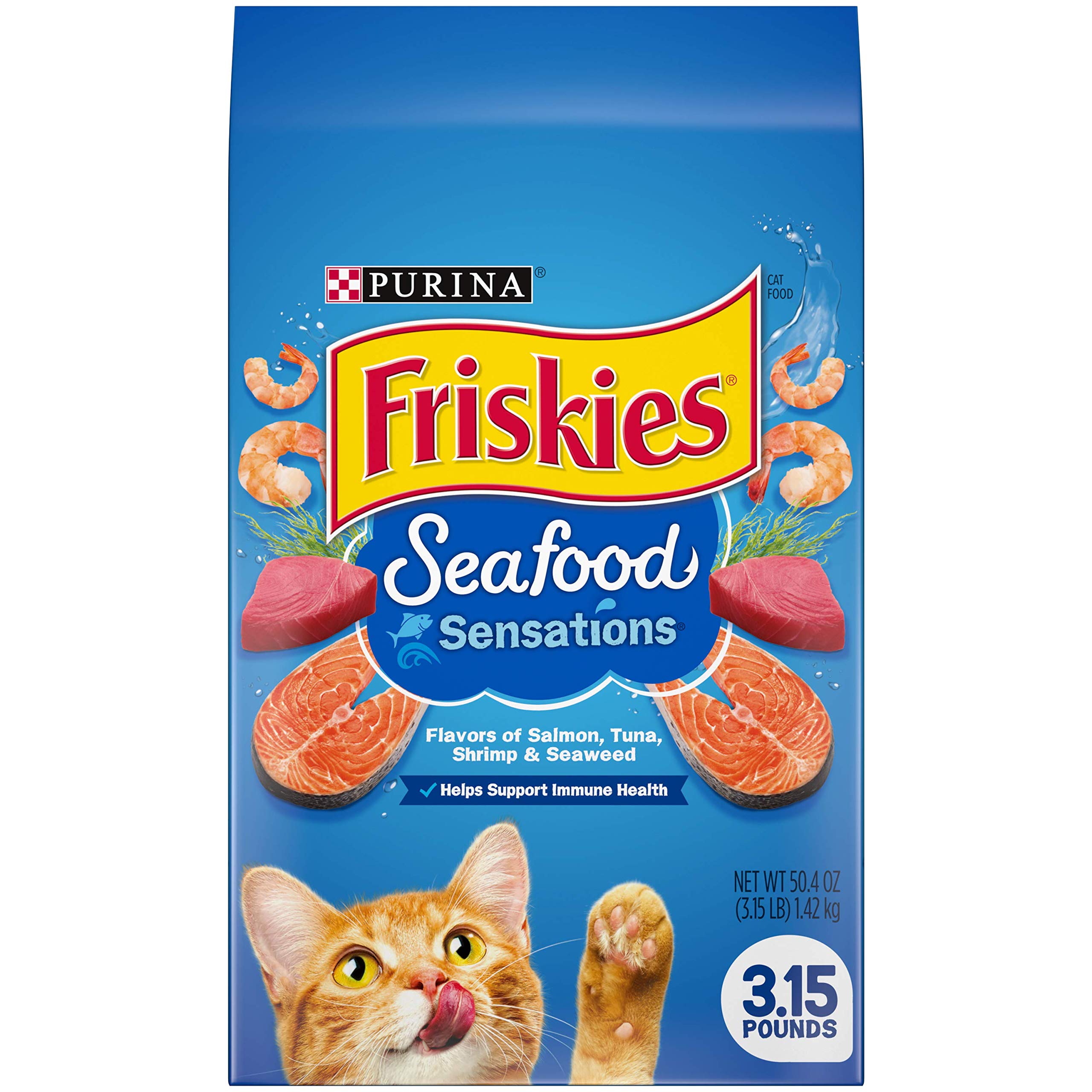 Friskies Cat Food, Ocean Fish Flavor , 50.4 oz