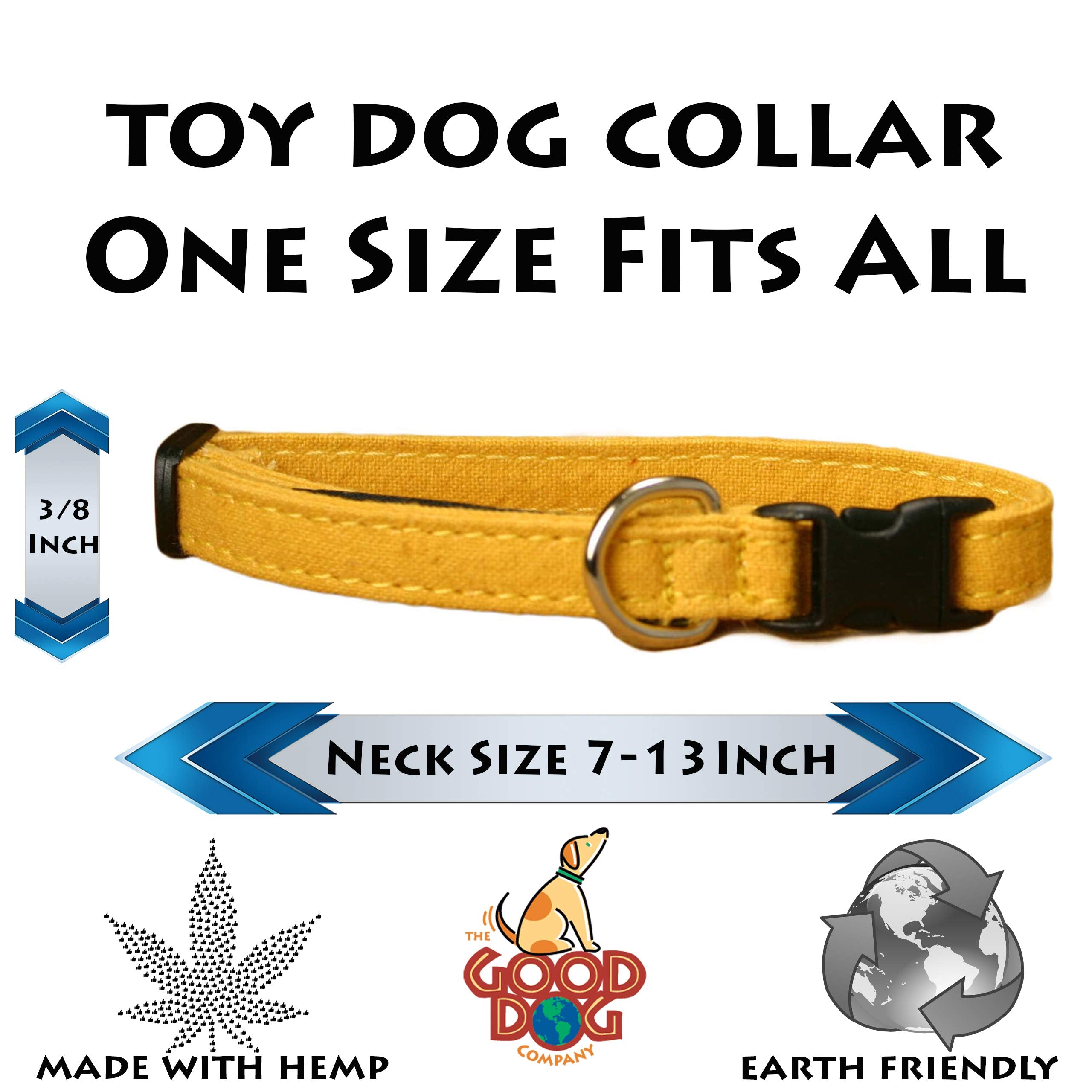 Toy Dog Collars (Marigold)
