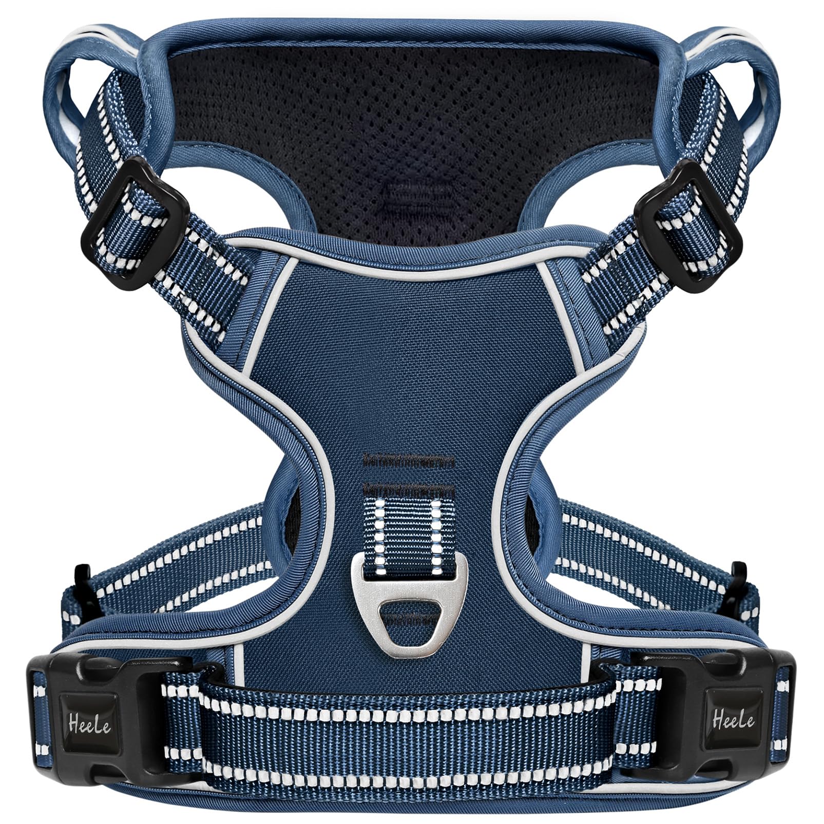 HEELE Dog Harness for Large Dogs No Pull Dog Vest Harness for Large Dog with Soft Padded Handle Reflective for Outdoor Training,