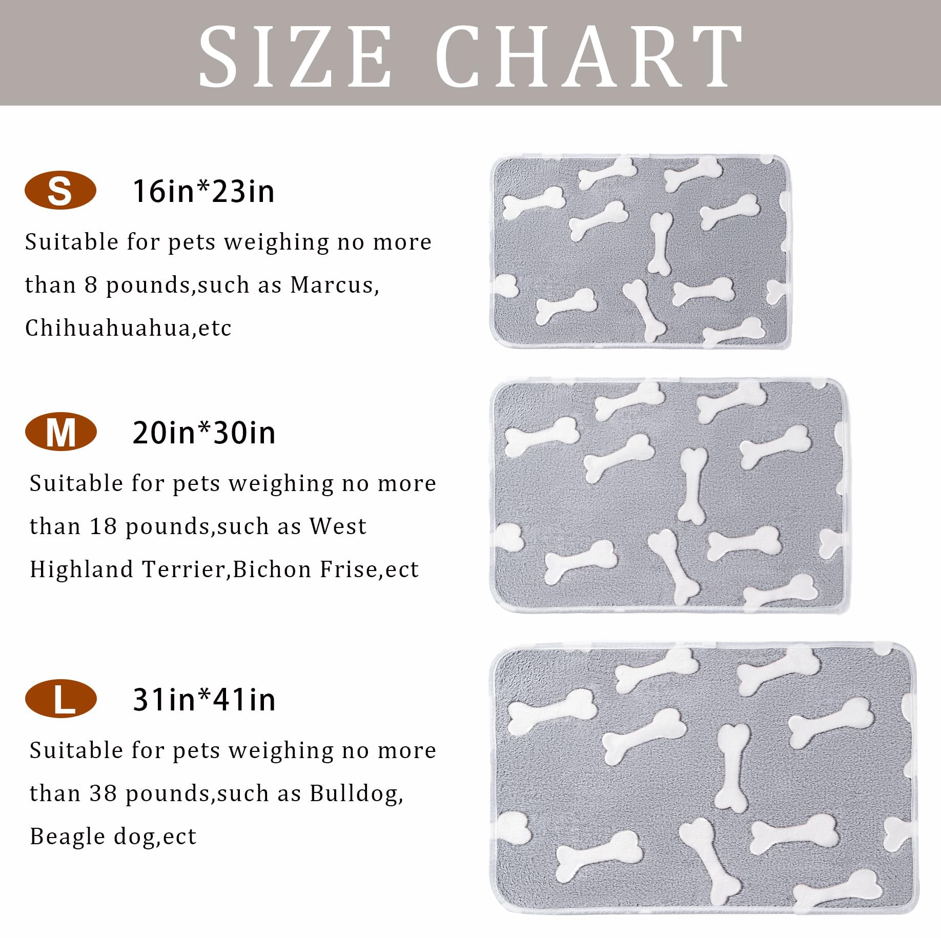 1 Pack 3 Blankets Super Soft Fluffy Premium Fleece Pet Blanket Flannel Paw Printed Throw For Dog Puppy Cat (Medium 30X20'', Star