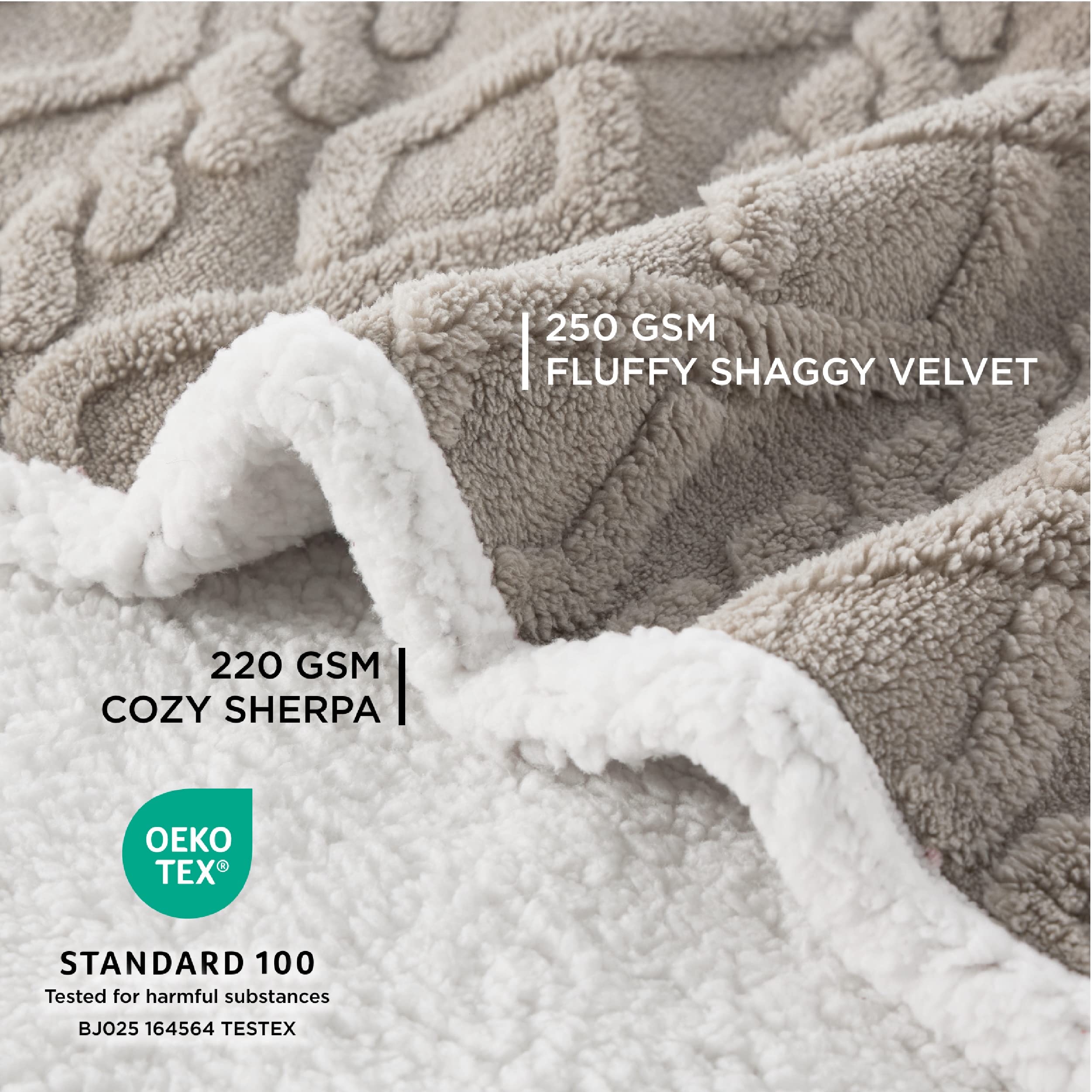 Bedsure Waterproof Dog Blankets For Bed - Pet Blanket For Bed Couch Protector Washable, Jacquard Coral Fleece Cat Throw Blanket,
