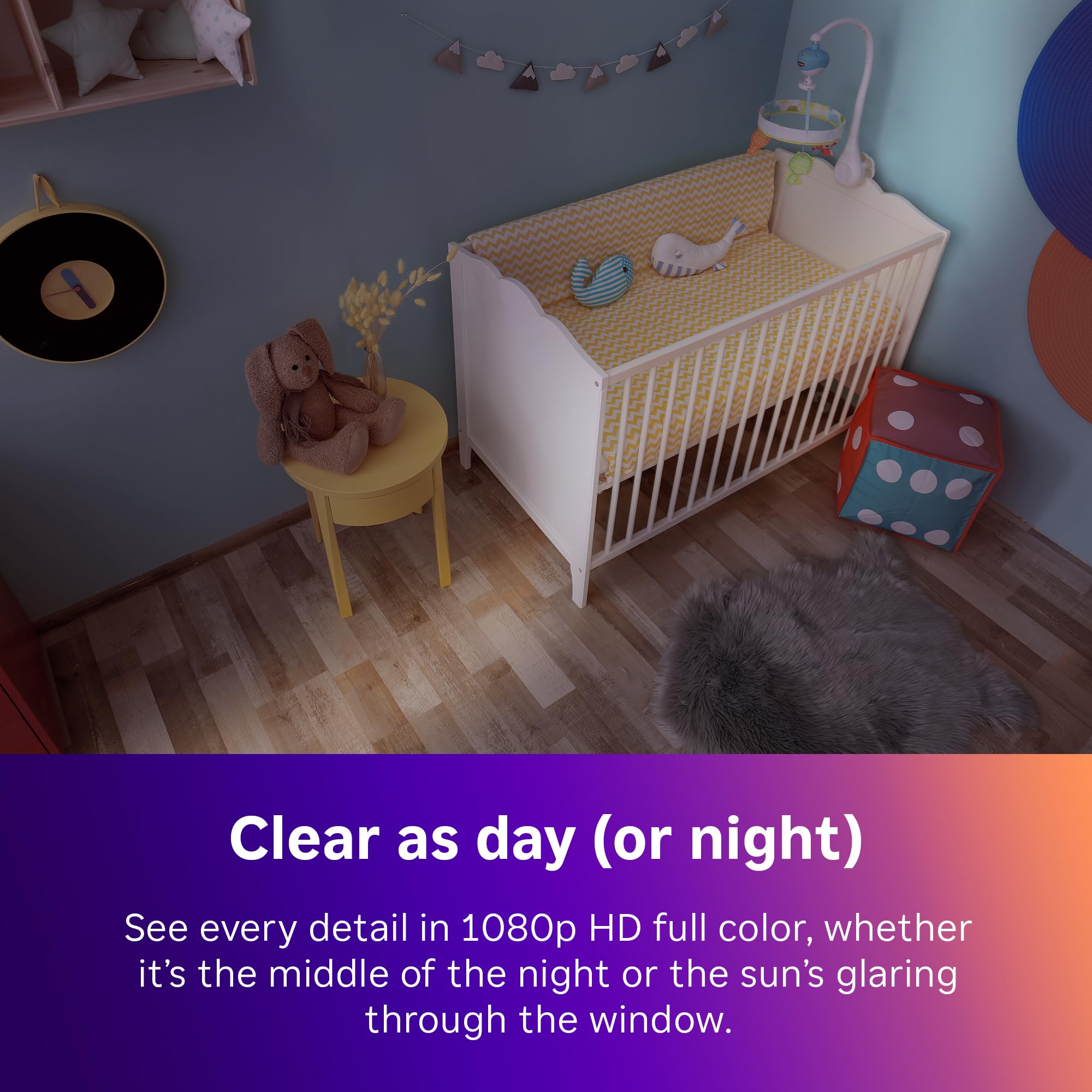 Roku New Indoor Camera 2024 - Home Security - 2-Pack - Wired Security Camera & Pet Monitor with 1080p HD Color Night Vision, Wor