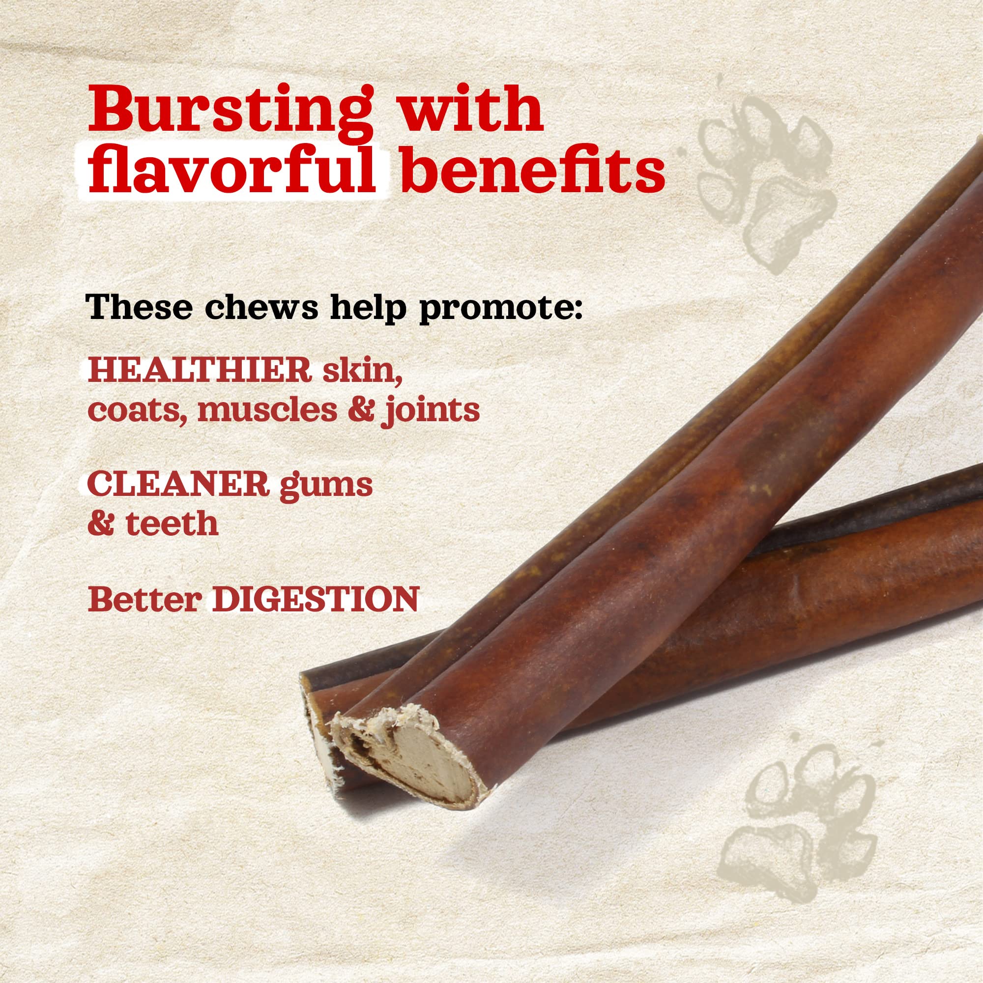 Natural Farm Peanut Butter Stuffed Collagen Sticks for Dogs (6 Inch, 5-Pack), Rawhide-Free Collagen Sticks, Natural Dog Chews, L