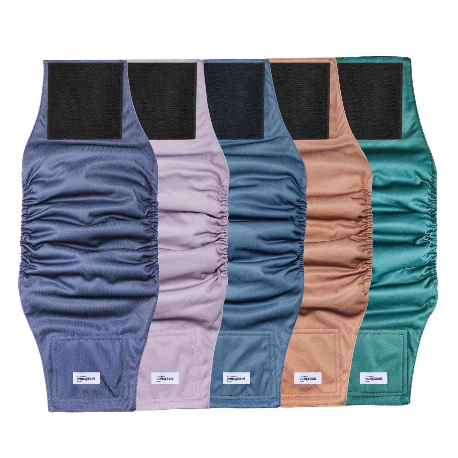 Reusable Dog Diapers Male, Premium Washable Belly Bands For Male Dogs Xxl, Pack Of 5, High Absorbing Male Dog Wraps For Doggie &