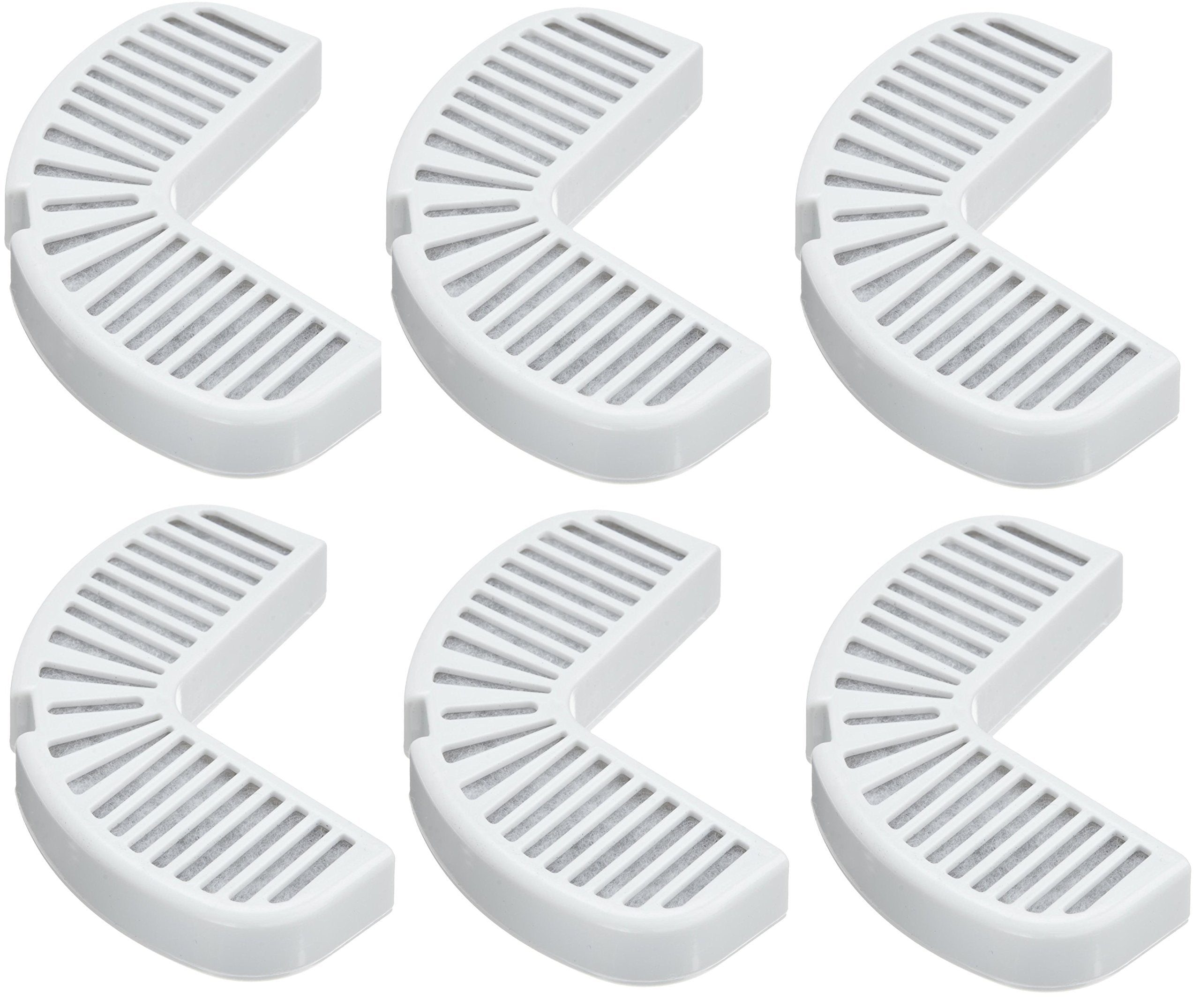 Pioneer Pet Replacement Filters For Ceramic And Stainless Steel Fountains, (6 Filters)