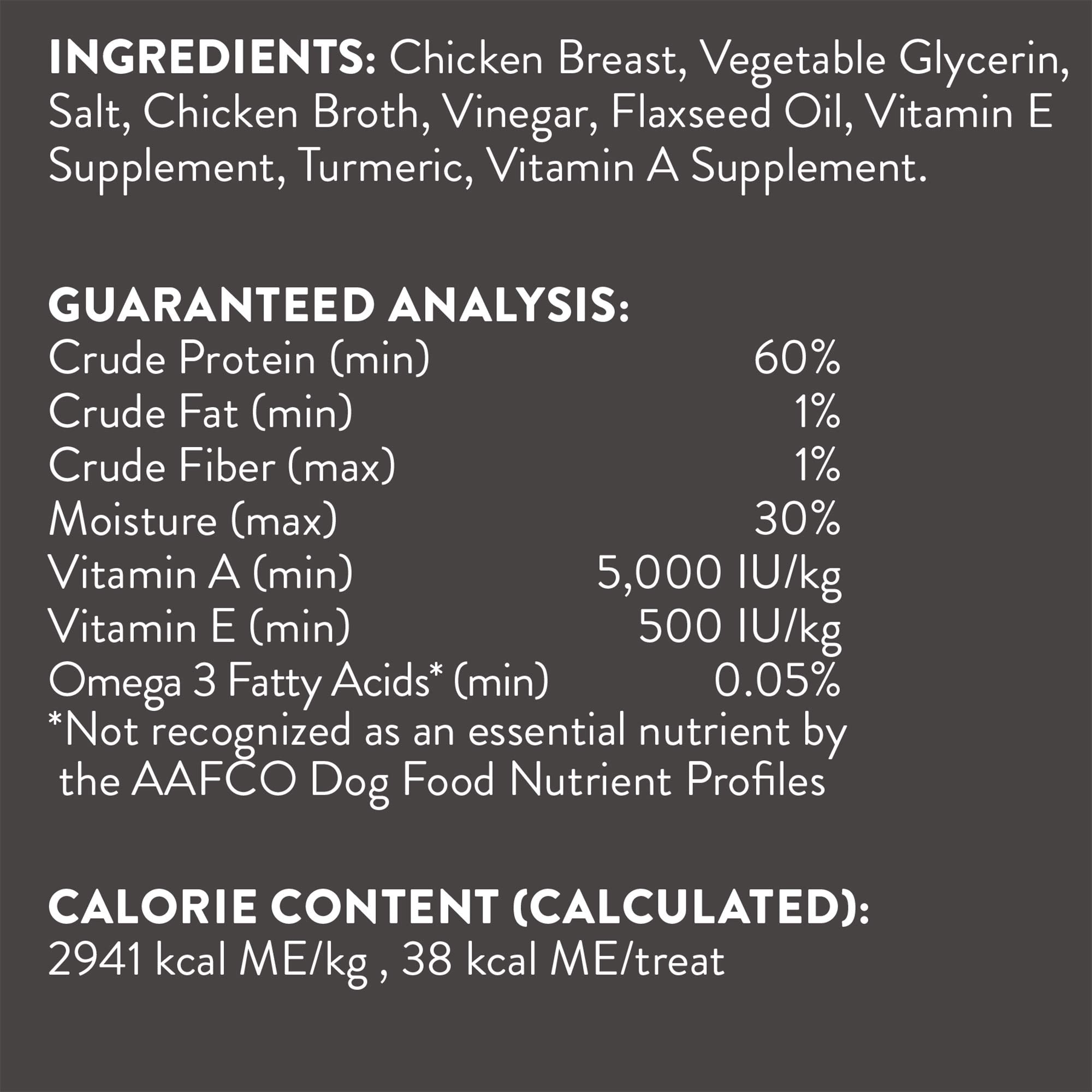 DOGSWELL Immunity & Defense, Flaxseed Oil, Turmeric, Vitamin E & A, Healthy Aging, Chicken Jerky 24 oz. (842197)