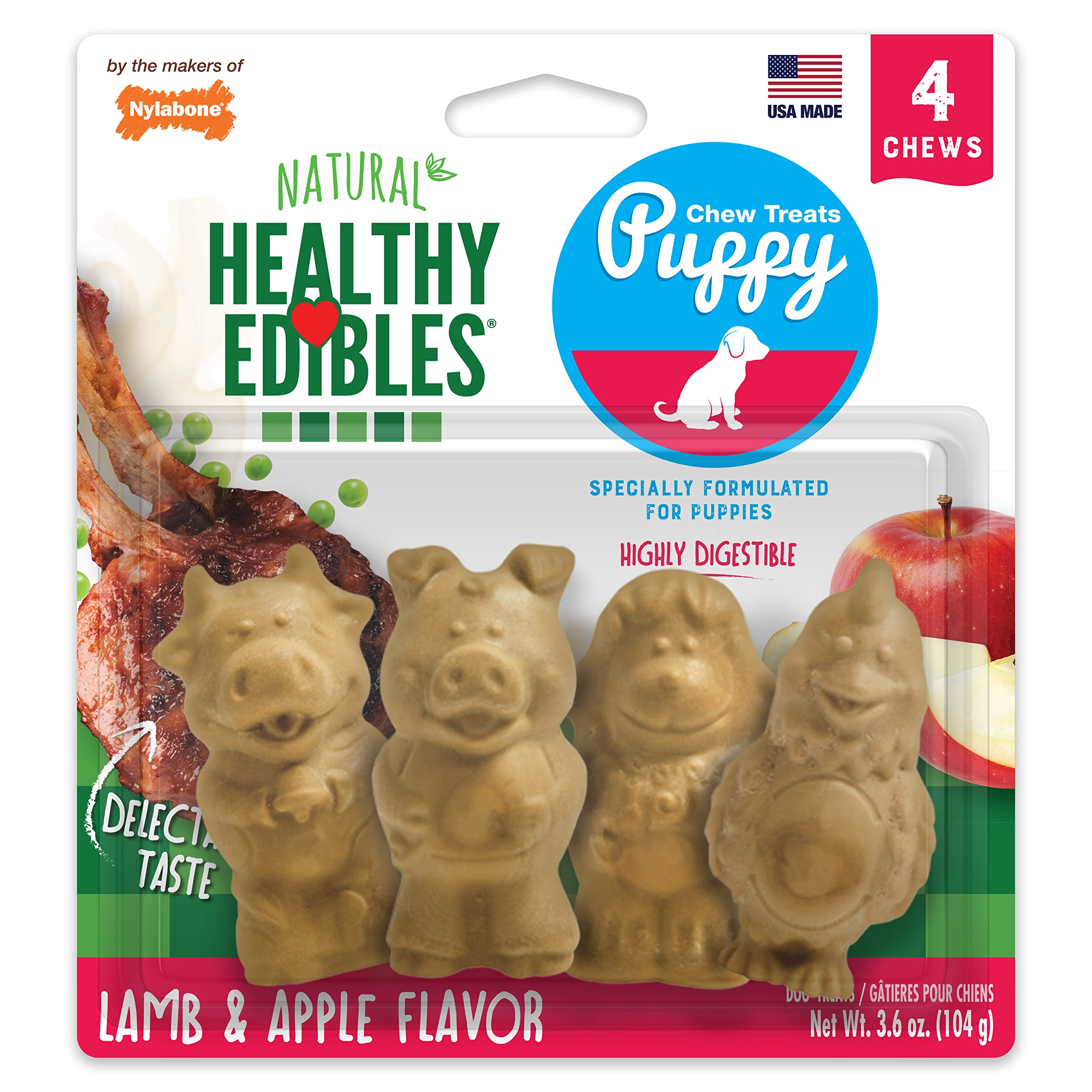 NYL HLTHY EDBL PUP PALS 4CT