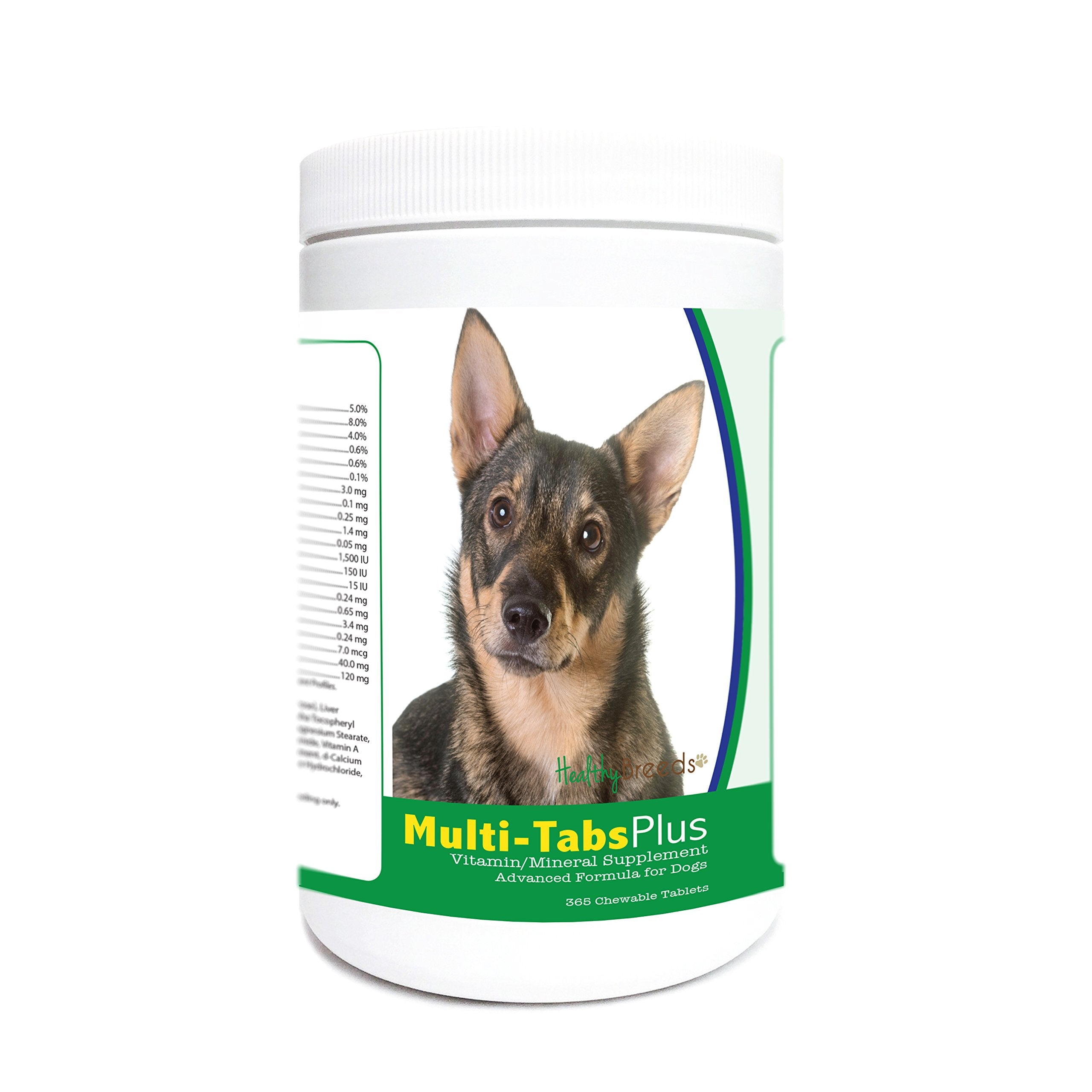 Healthy Breeds Swedish Vallhund Multi-Tabs Plus Chewable Tablets 365 Count