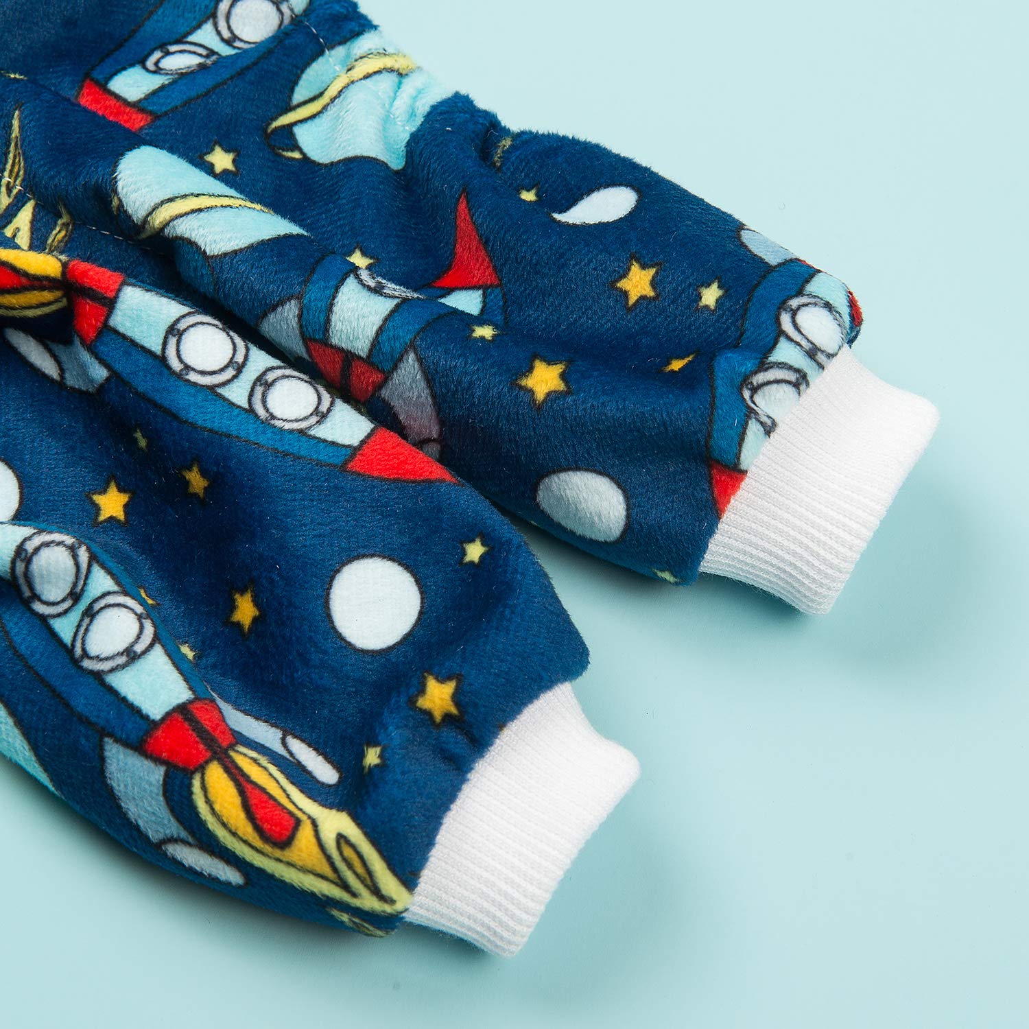 Cutebone Dog Pajamas Rocket Dog Apparel Dog Jumpsuit Pet Clothes Pajamas P16S