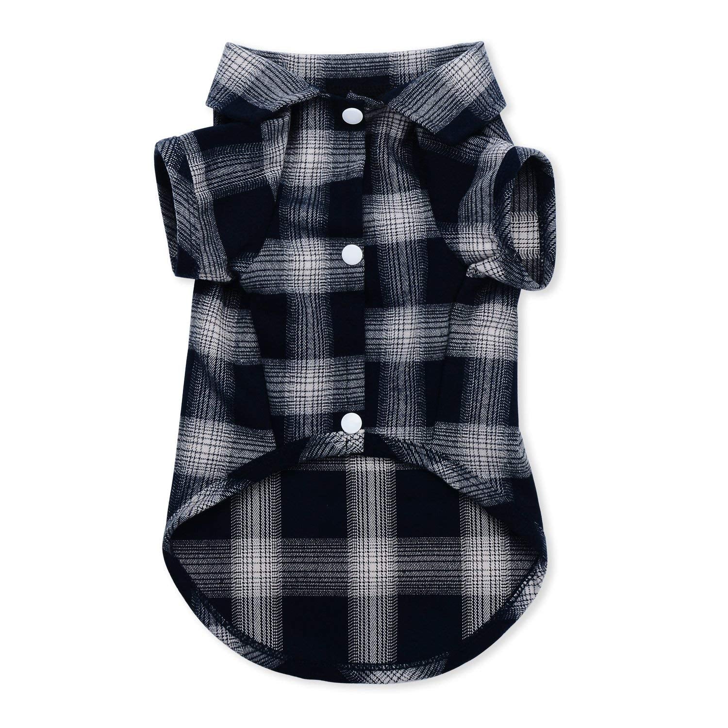 Koneseve Dog Shirt, Pet Plaid Clothes Shirt T-Shirt, Sweater Bottoming Shirt for Small Dog Cat Puppy Grid Adorable Wearing Styli