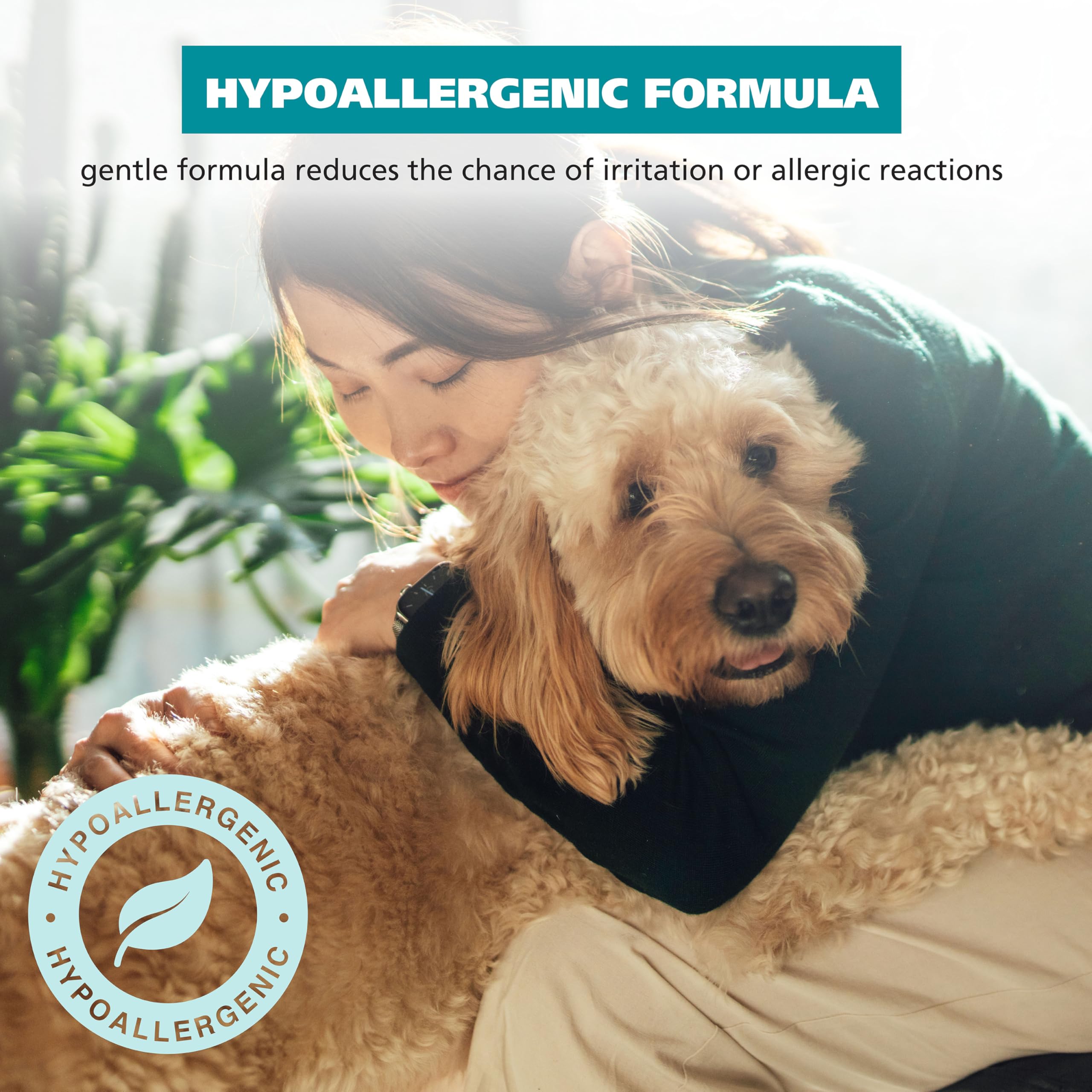 Wahl Usa Extra Gentle Hypoallergenic Dog Shampoo - Aloe Based For Sensitive Skin - Ph Balanced, Alcohol Free, Paraben Free, Peg-