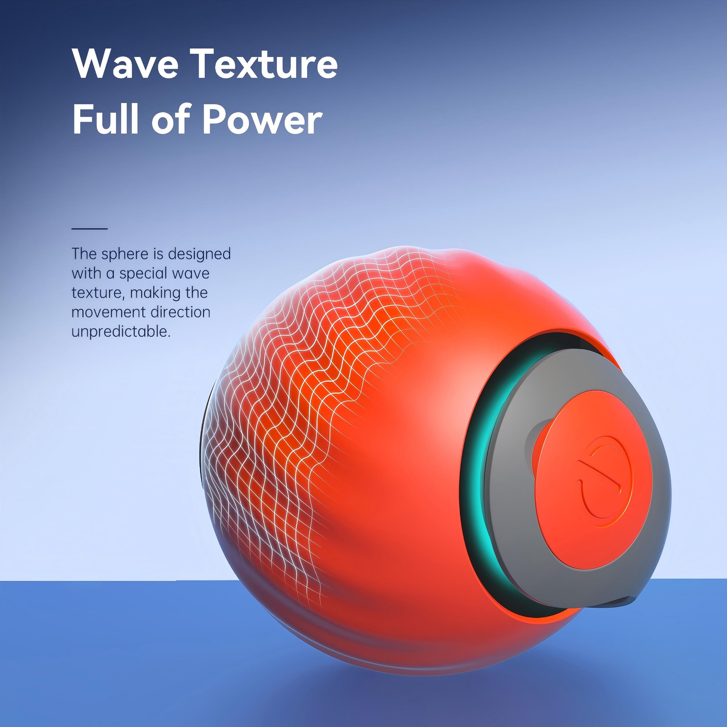 Fxiaoy 2025 Newly Upgraded Version 3.0 Cat Toys, Cool Intelligent Interactive Cat Ball For Indoor Bored Cats, Automatic Rolling