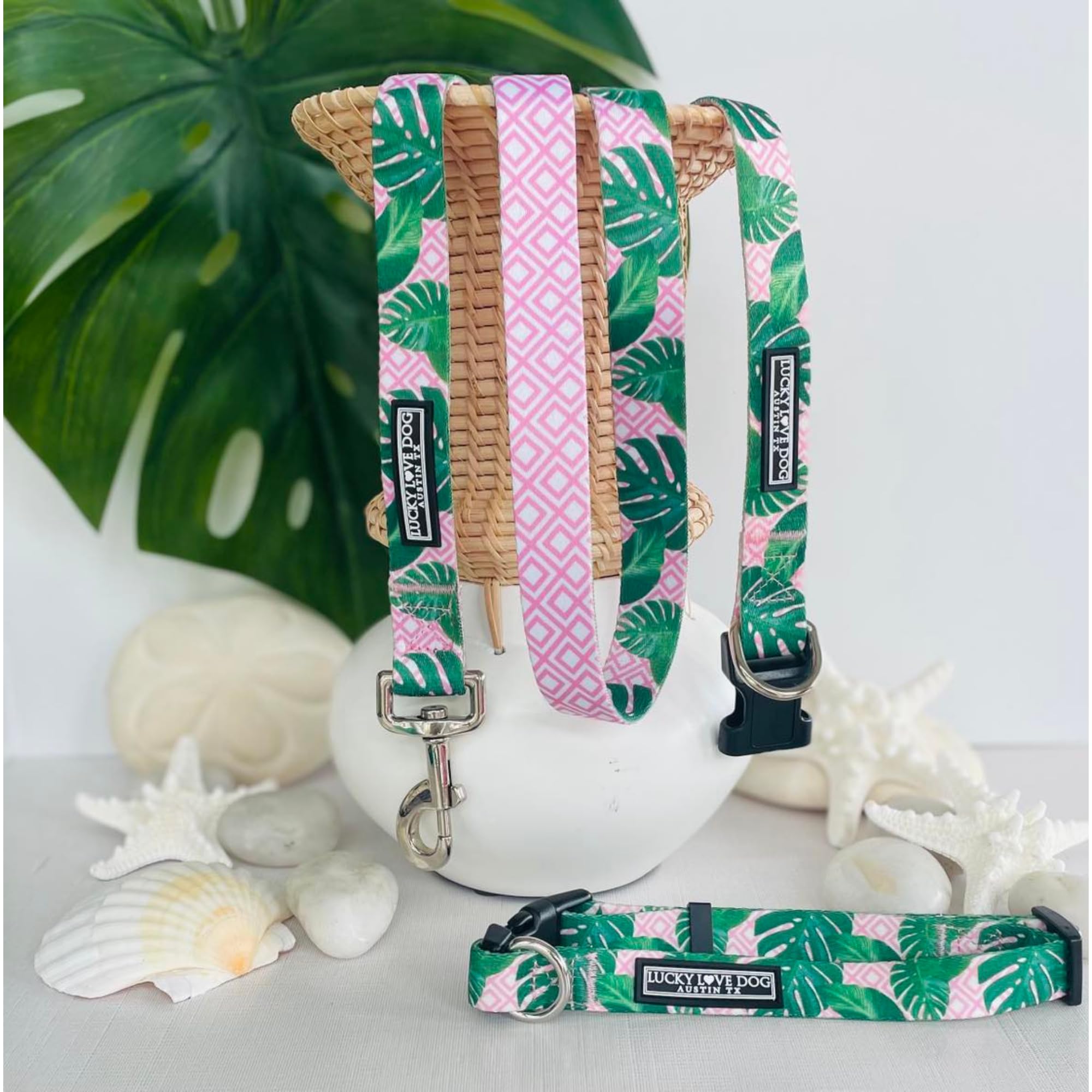 Lucky Love Dog Leash - Soft, Durable, And Comfortable Leash With Vibrant Patterns - Stylish And Long Lasting For Small, Medium,