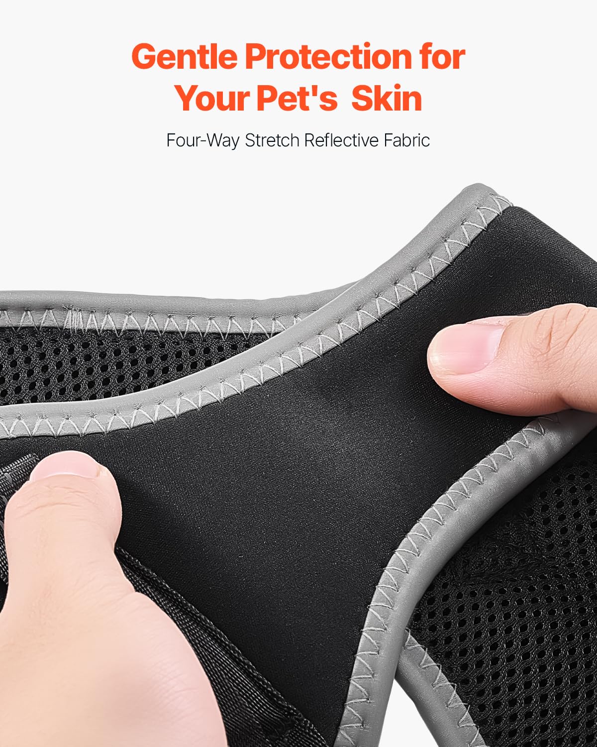 VEVOR Dog Knee Brace for Torn ACL, Dog Leg Brace with Adjustable Hinge Stabilizer, Pet Knee Support Harness for Right Hind Leg,