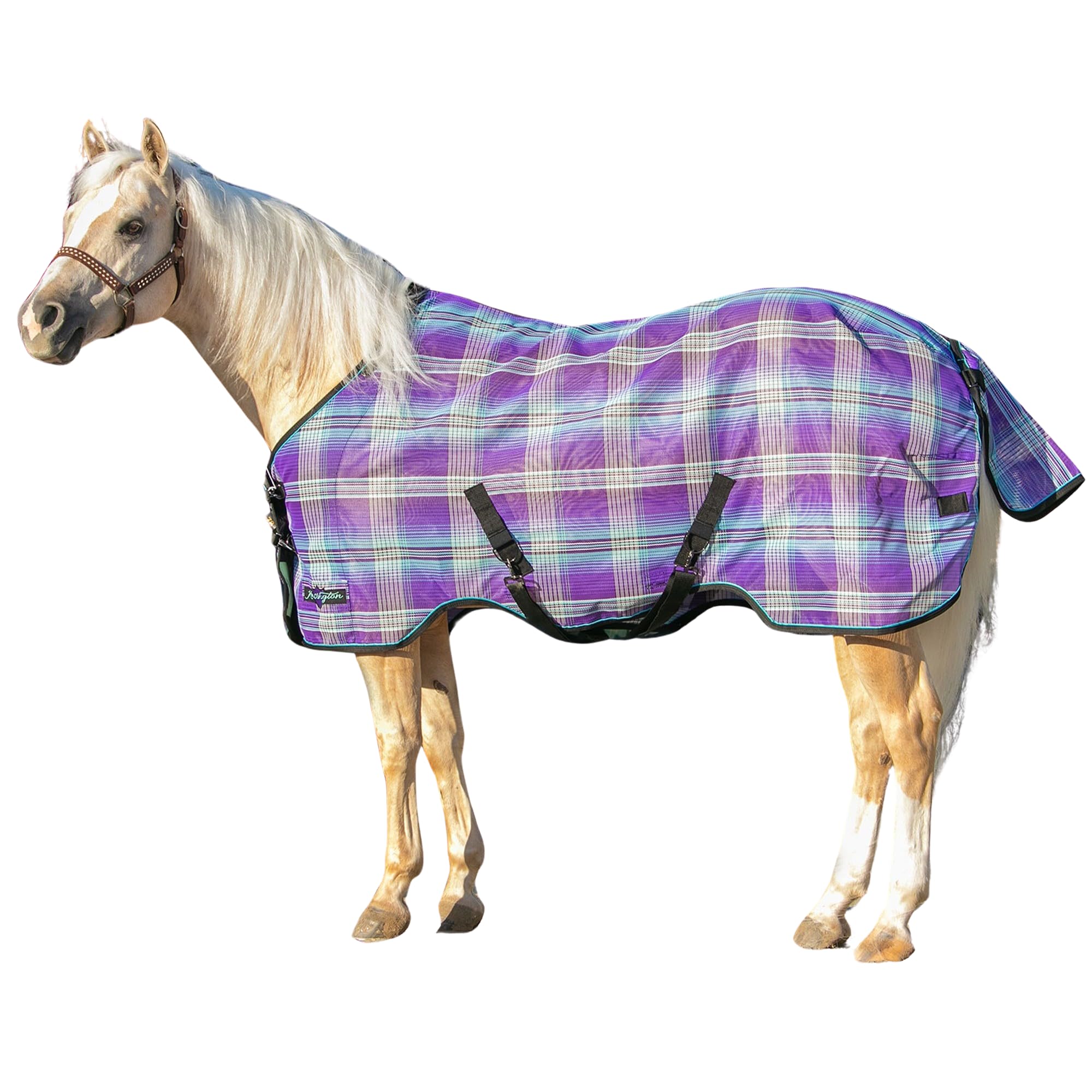 Kensington Breathable And Uv Protective Sheet Surefit All Season Protection For Horse - 66'', Lavender Mint