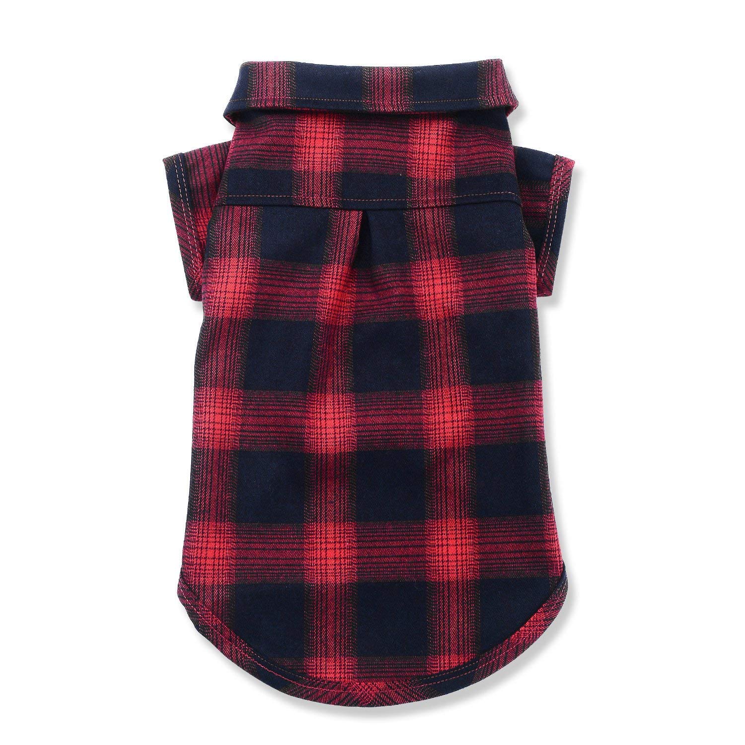 Koneseve Dog Shirt, Pet Plaid Clothes Shirt T-Shirt, Sweater Bottoming Shirt For Small Dog Cat Puppy Grid Adorable Wearing Stylish Cozy Halloween,Christmas Costumes {Red;3Xl}